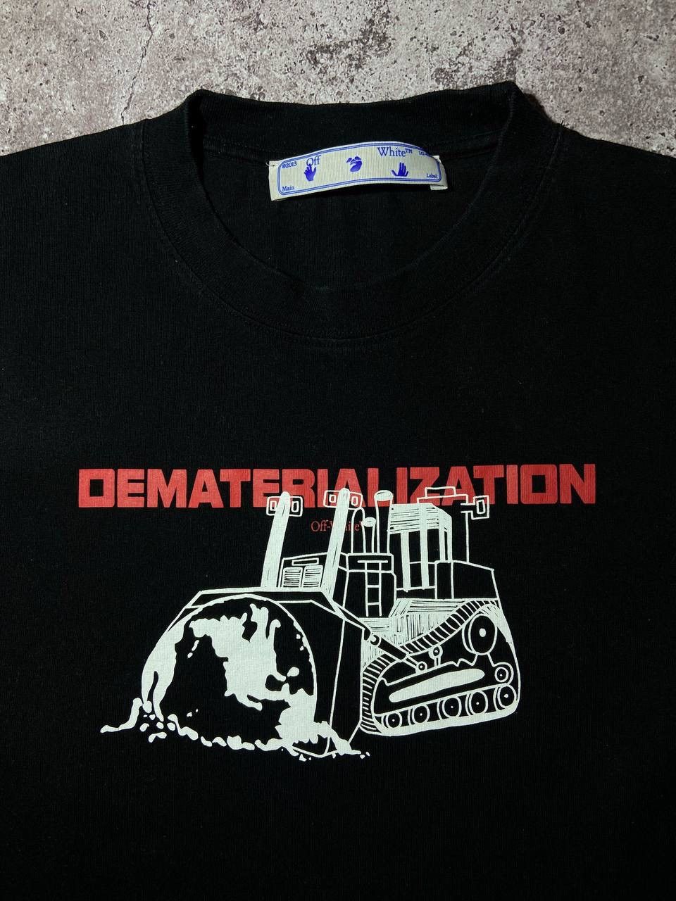 Off-White Off-White SS21 "Dematerialization" Bulldozer Tee — Black Size US M / EU 48-50 / 2 - 3 Thumbnail