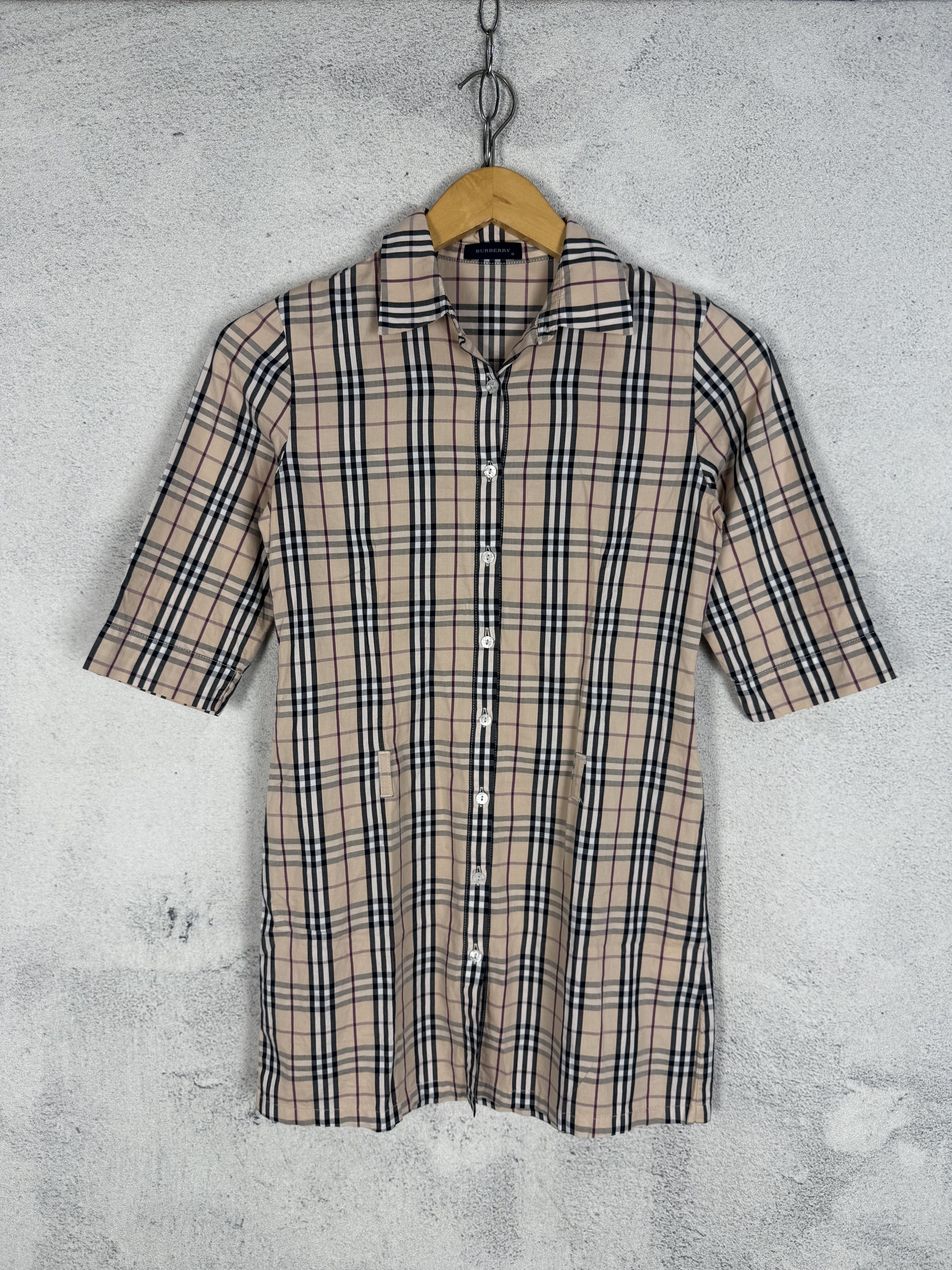 Burberry Vintage Burberry Nova Check Shirt Size L / US 10 / IT 46 - 2 Thumbnail