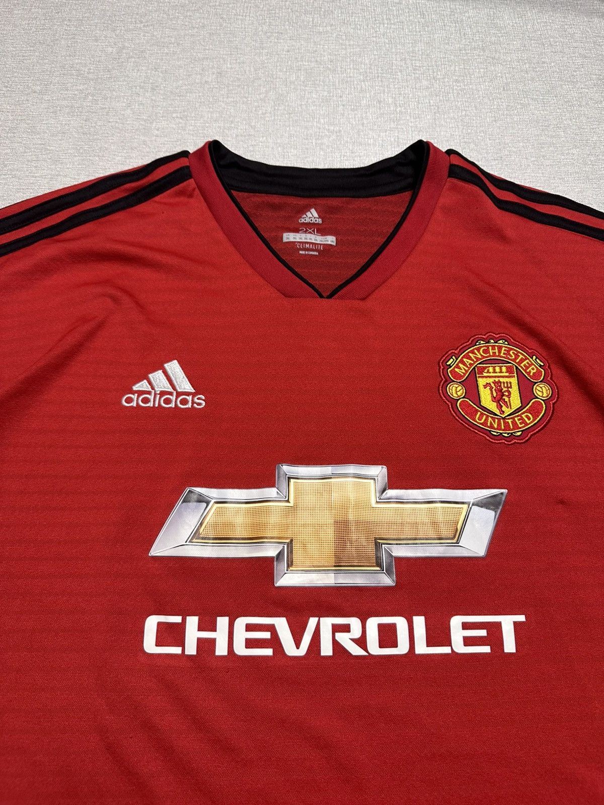 Adidas Adidas FC Manchester United 2018/19 Soccer Jersey Size US XXL / EU 58 / 5 - 5 Thumbnail