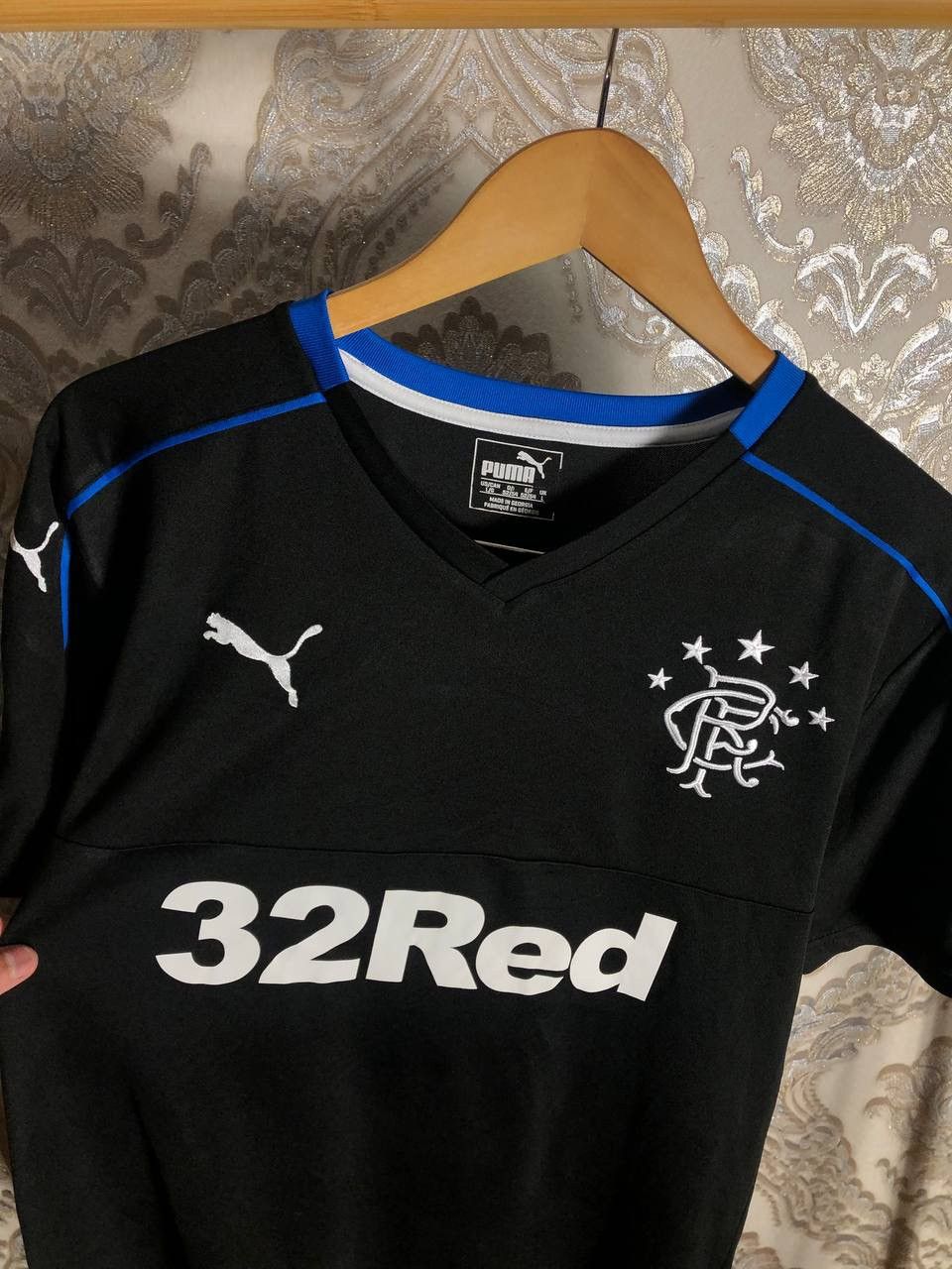 Puma VINTAGE PUMA FC RANGERS SCOTLAND SOCCER JERSEY RETRO Y2K 90s Size US L / EU 52-54 / 3 - 2 Thumbnail