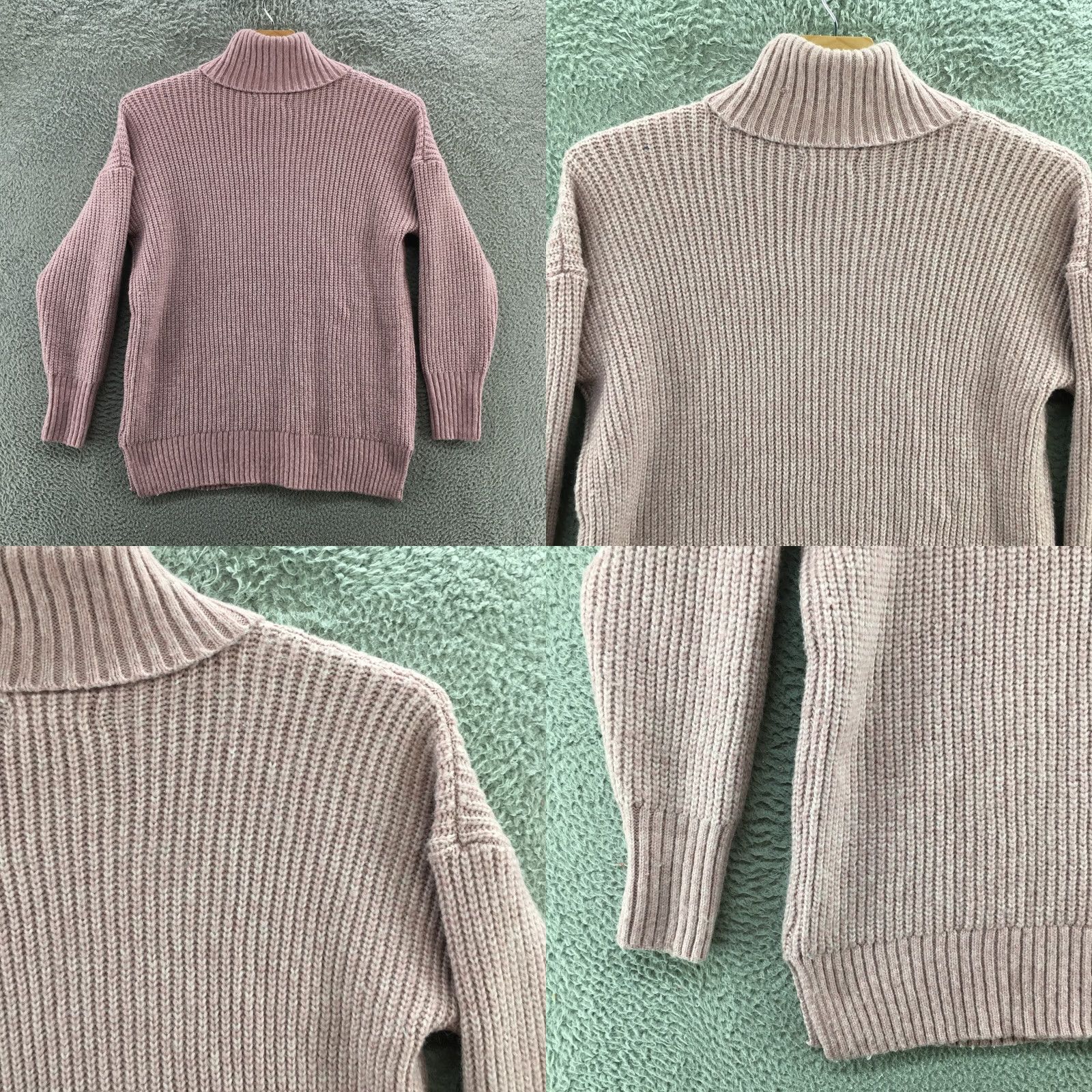 Nine West Nine West Sweater Womens L Pink Turtle Neck Long Sleeve Knitted Pull Over Casual Size L / US 10 / IT 46 - 9 Thumbnail