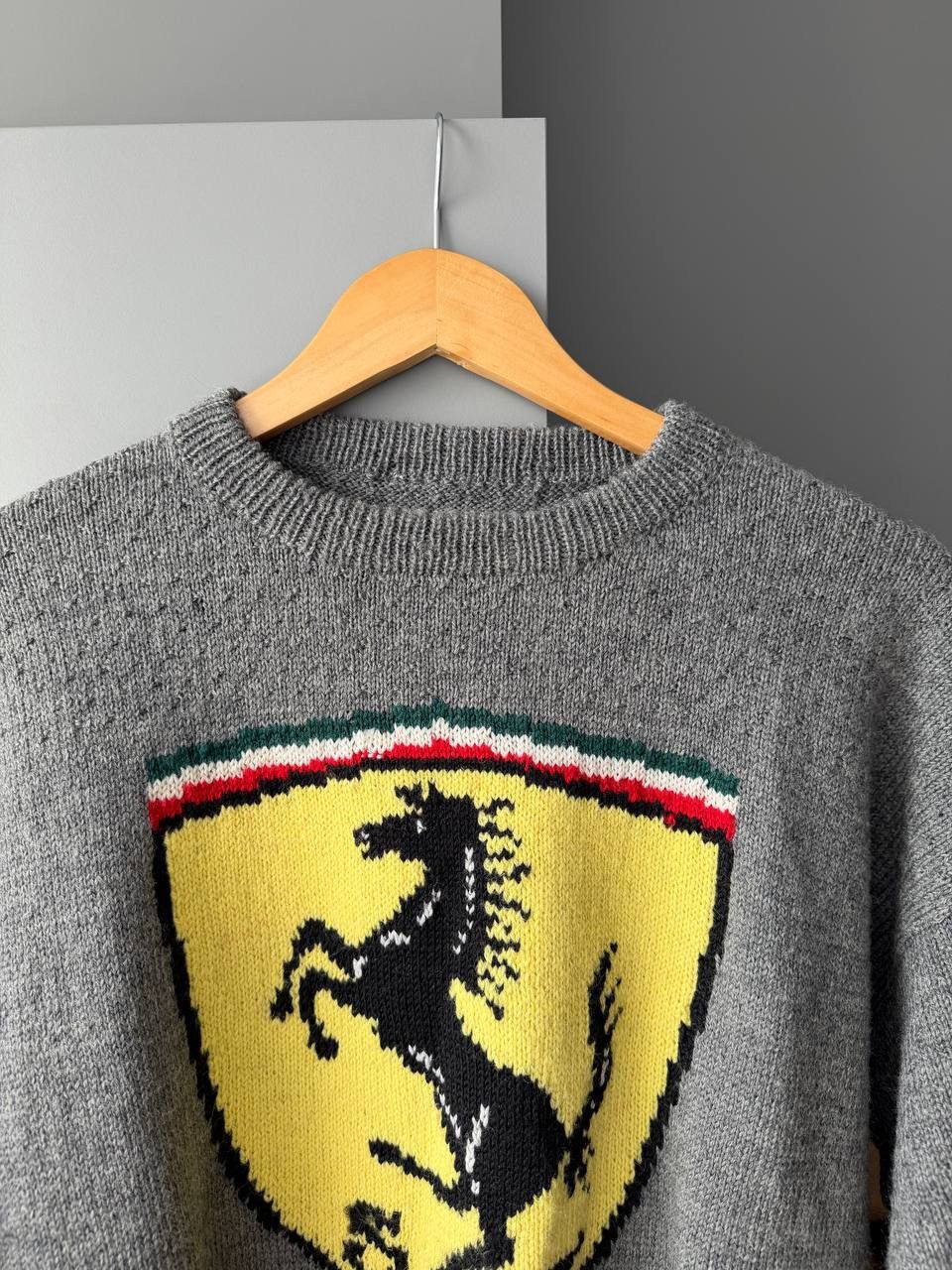 Ferrari Vintage Ferrari Knitted Sweater Big Logo Size US M / EU 48-50 / 2 - 2 Thumbnail
