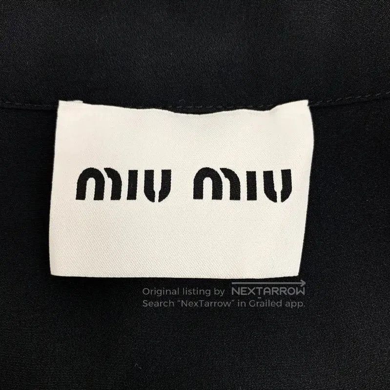 Miu Miu Miu Miu Black Women's Dress Size S . Size S / US 4 / IT 40 - 7 Thumbnail