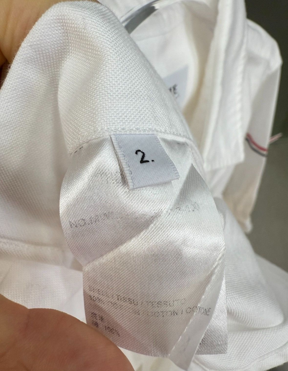 Thom Browne Thom browne White long-sleeved poplin shirt 2504-Nextarrow Size US M / EU 48-50 / 2 - 6 Thumbnail