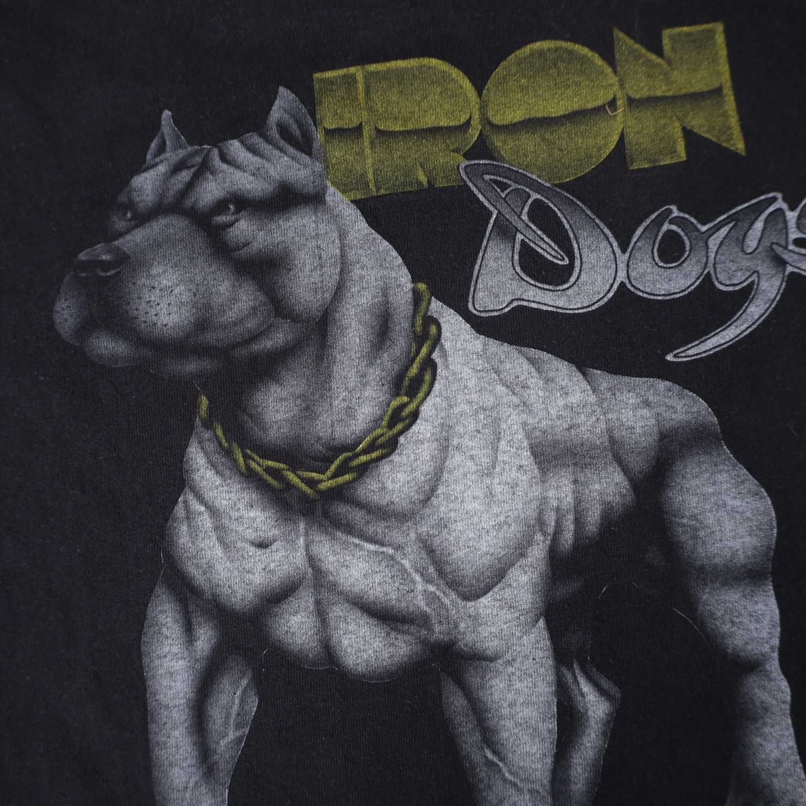 Vintage Vintage Pit Pull Iron Dogs Graphic T Shirt Size US L / EU 52-54 / 3 - 12 Thumbnail