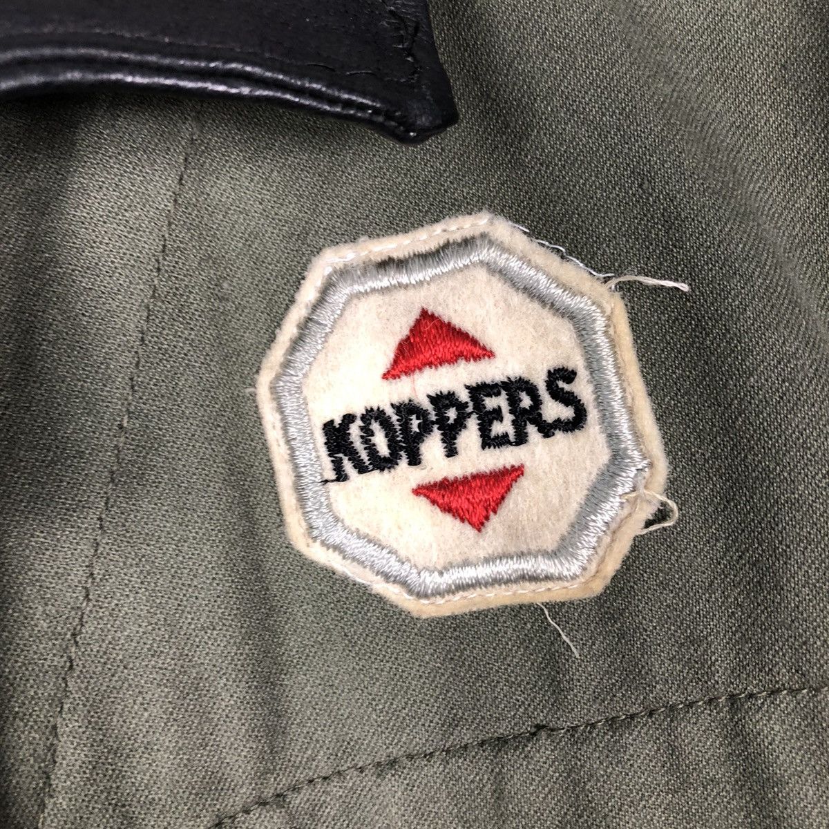 If Six Was Nine 🔥Vtg Biker Military Jacket Koppers Skeleton Bones Big Logo Size US M / EU 48-50 / 2 - 17 Thumbnail