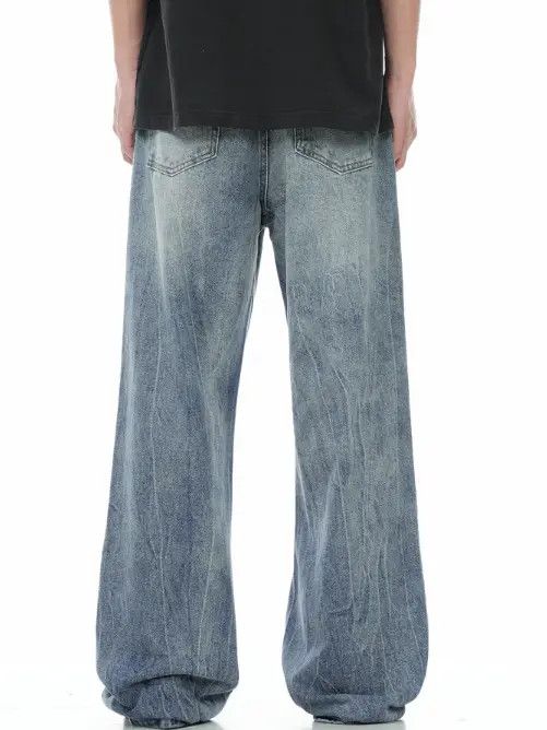 VIBE American washed cleanfit all-match flared high street jeans Size US 32 / EU 48 - 8 Thumbnail