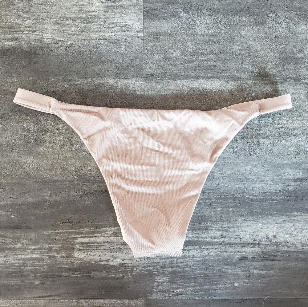 Designer Nude Pink LA Hearts Bikini Bottoms Size ONE SIZE - 2 Thumbnail