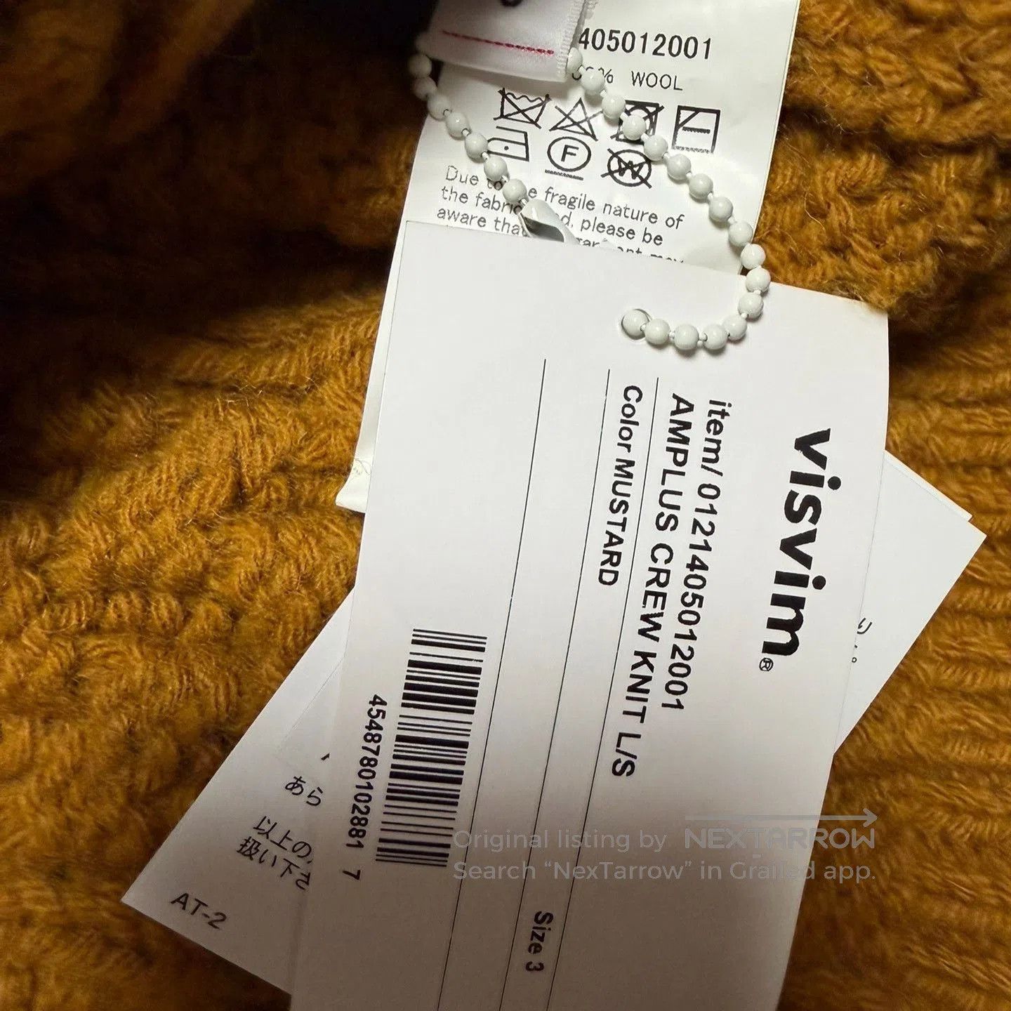 Visvim VISVIM 21AW Spot Amplus Crew Knit. Size US L / EU 52-54 / 3 - 3 Thumbnail