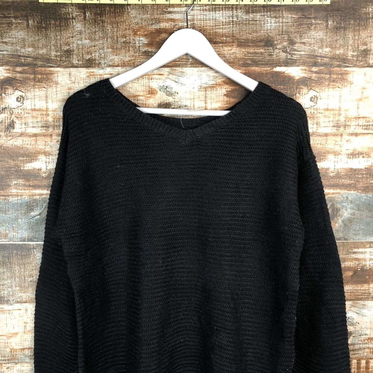 Homespun Knitwear × Japanese Brand Glacier Black Knitwear #A1332 Size M / US 6-8 / IT 42-44 - 5 Thumbnail