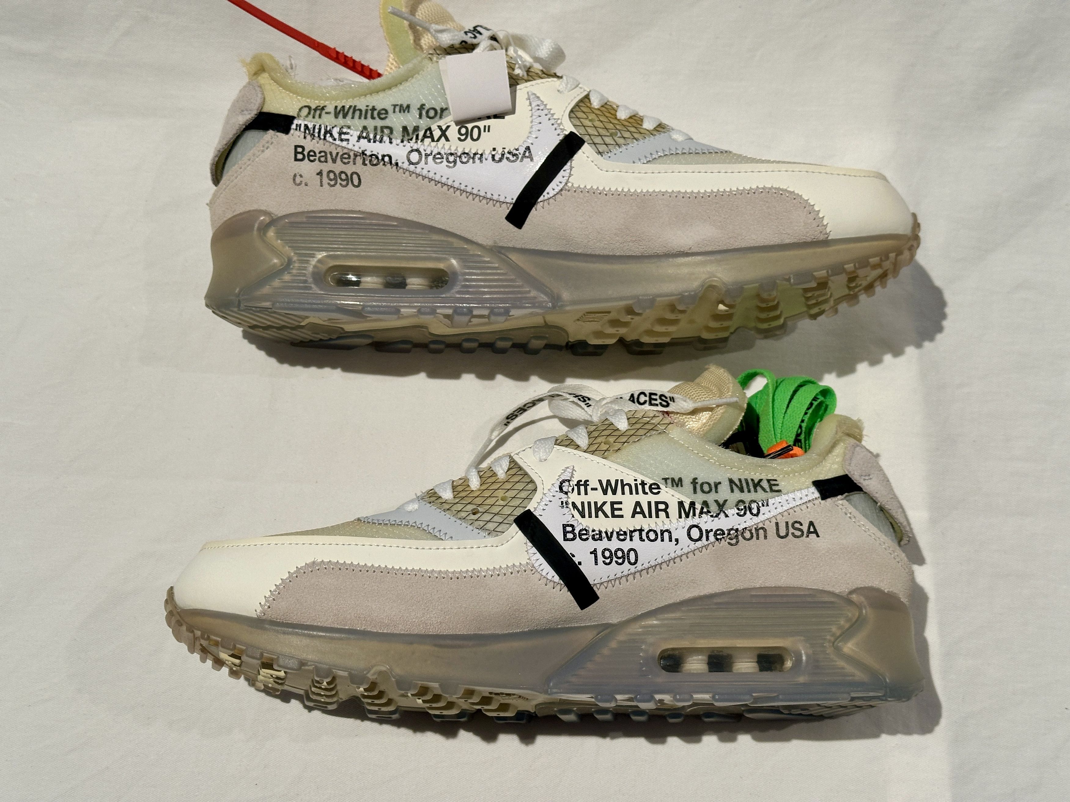 Nike × Off-White BRAND NEW *RARE* NIKE AIR MAX 90 OFF-WHTE - THE TEN SZ 11 Size US 11 / EU 44 - 1 Thumbnail