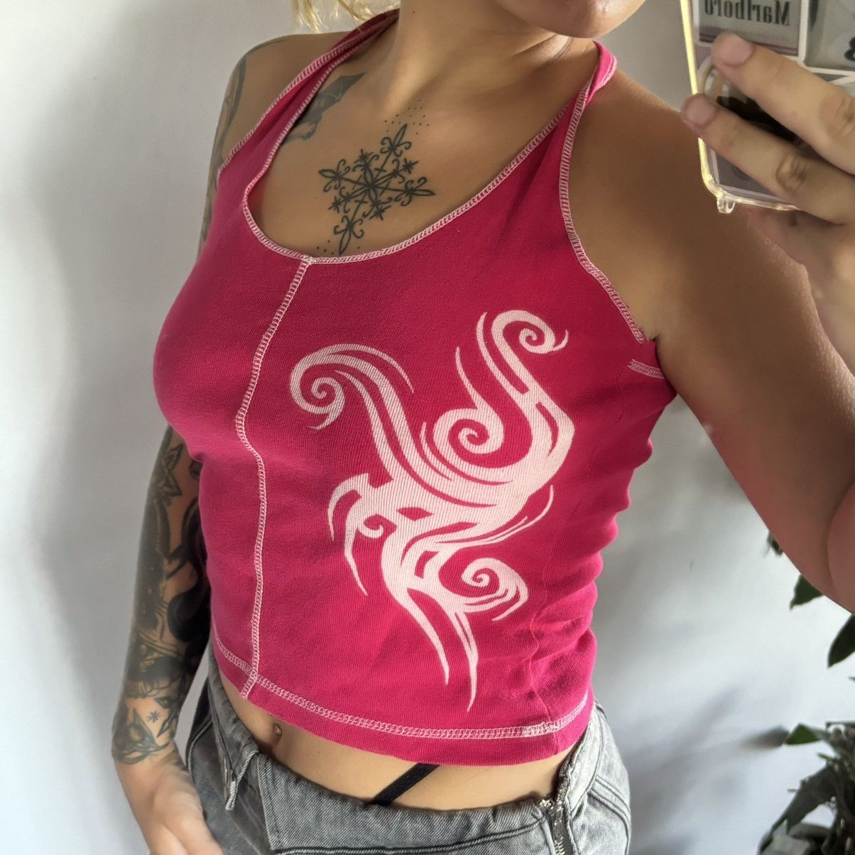 Other × Vintage VINTAGE Y2K TRIBAL PINK TANK TOP Size M / US 6-8 / IT 42-44 - 4 Thumbnail