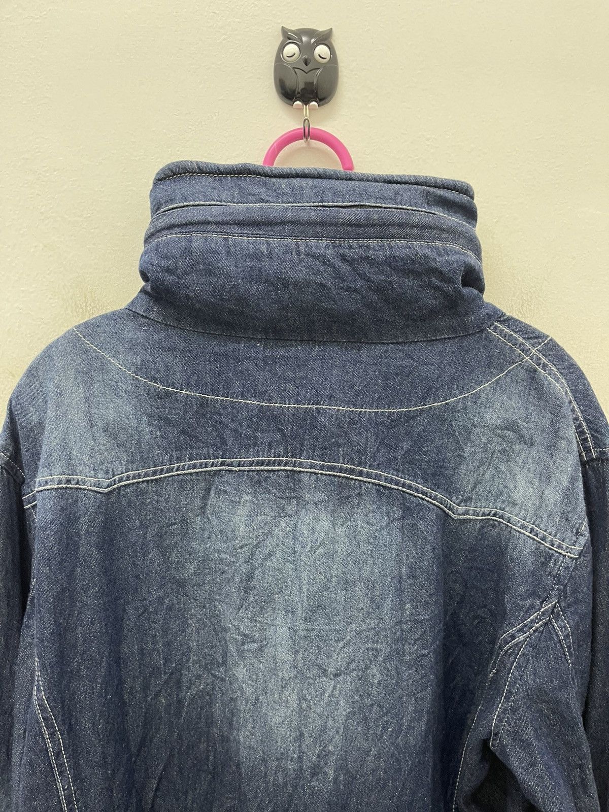 In The Attic Rare Vintage IN THE ATTIC Double Button Double Collar Hoodie Size US L / EU 52-54 / 3 - 21 Thumbnail