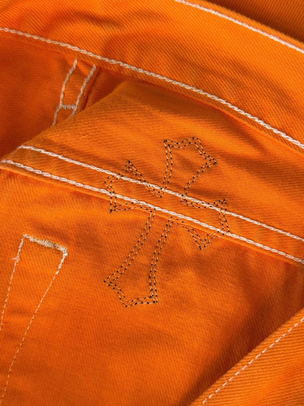 Chrome Hearts × Gallery Dept. Chrome Hearts OFF WHITE Flare Denim Size US 33 - 13 Thumbnail