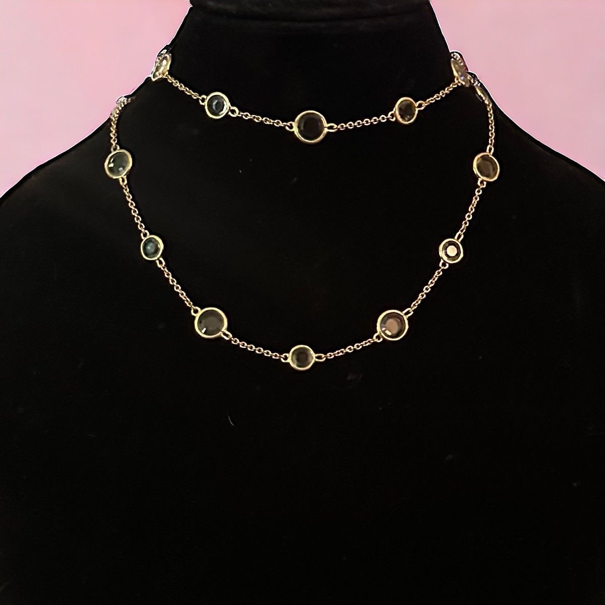 Kate Spade Kate Spade bezeled CZ crystal stones necklace Size ONE SIZE - 2 Thumbnail