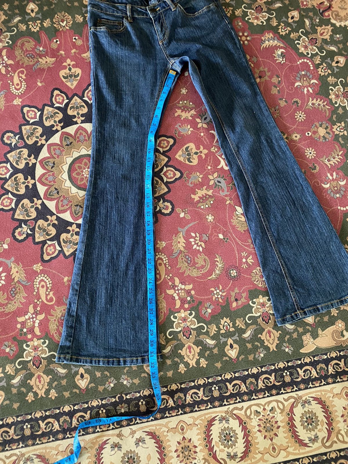 Hysteric Glamour Japanese Brand FAZBEE Super Flare Style Denim Size US 29 - 15 Thumbnail