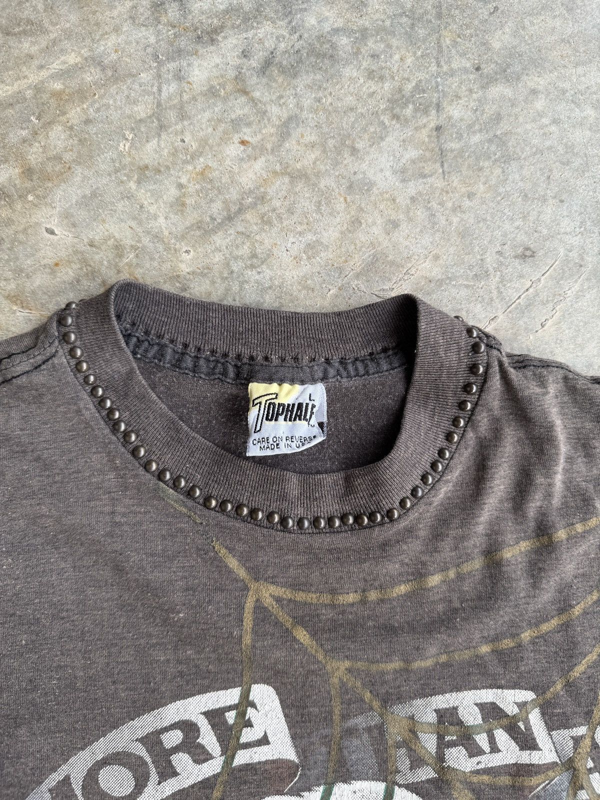 Harley Davidson *RARE* 90s VINTAGE THE GREAT CHINA WALL TGCW Harley tee 1/1 Size L / US 10 / IT 46 - 4 Thumbnail