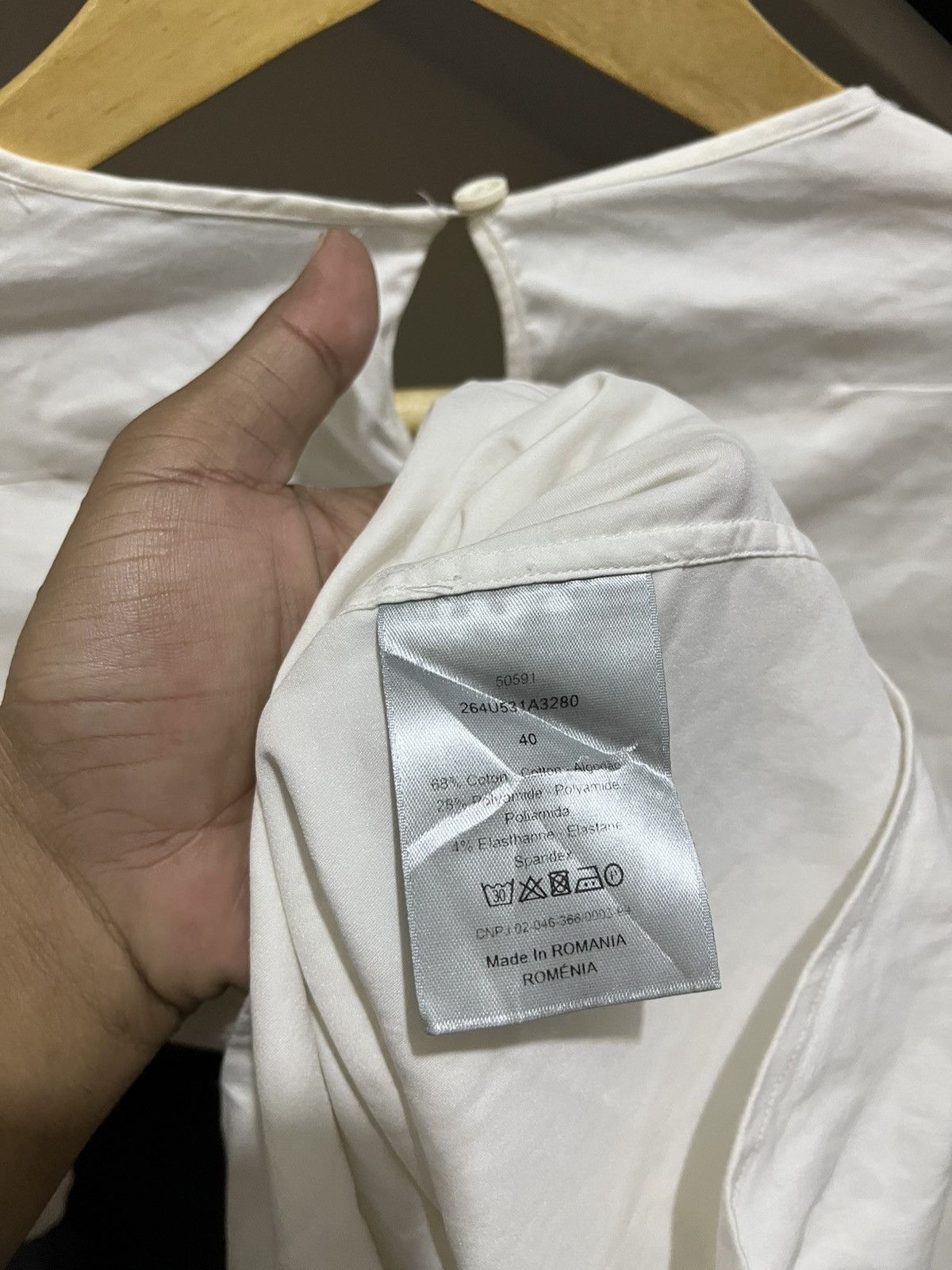 Dior Dior uniforme white shirt Size S / US 4 / IT 40 - 6 Thumbnail