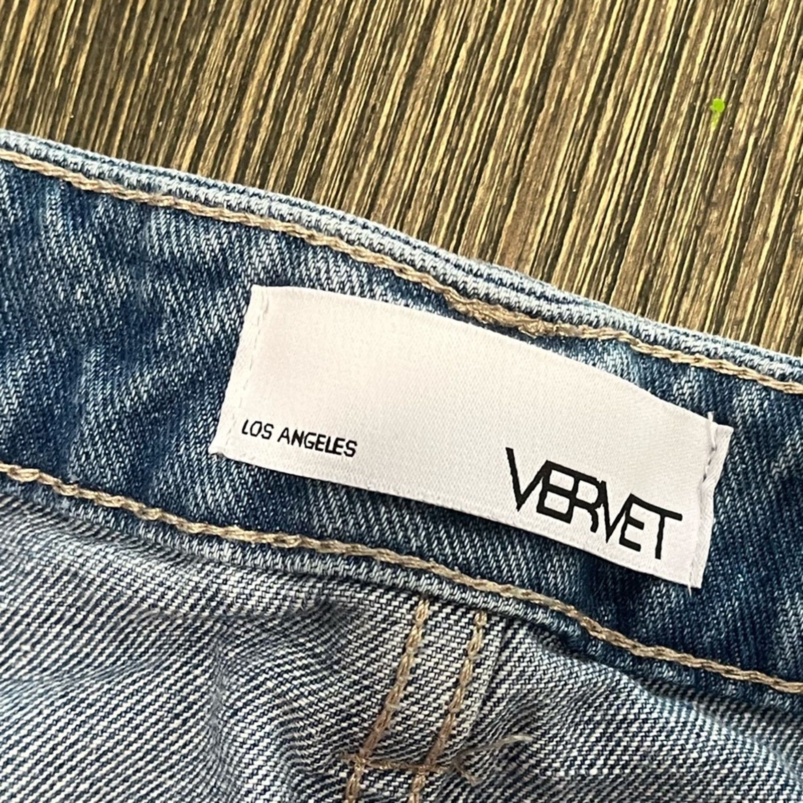 Velvet Vervet Ledro Jean Shorts High Rise Bermuda Distressed Sz 6 Size 28" / US 6 / IT 42 - 5 Thumbnail