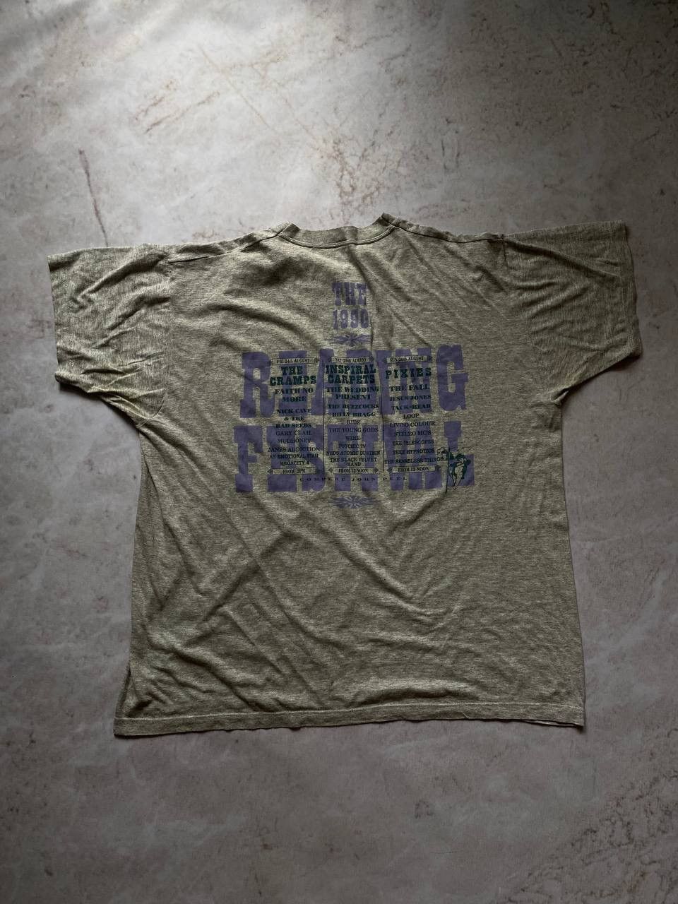 Band Tees × Vintage Vintage 1990 Reading Festival Concert T shirt Size US L / EU 52-54 / 3 - 2 Thumbnail
