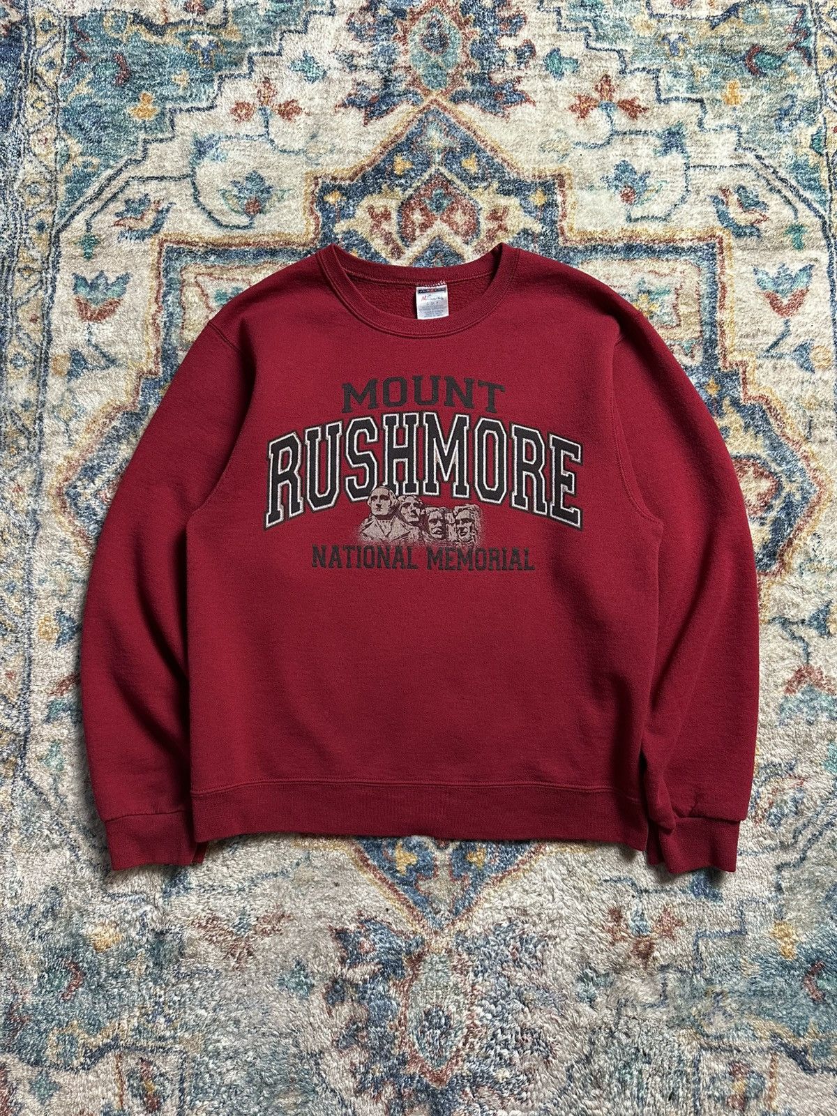Vintage Vintage Mount Rushmore Crewneck Small Size US S / EU 44-46 / 1 - 1 Thumbnail