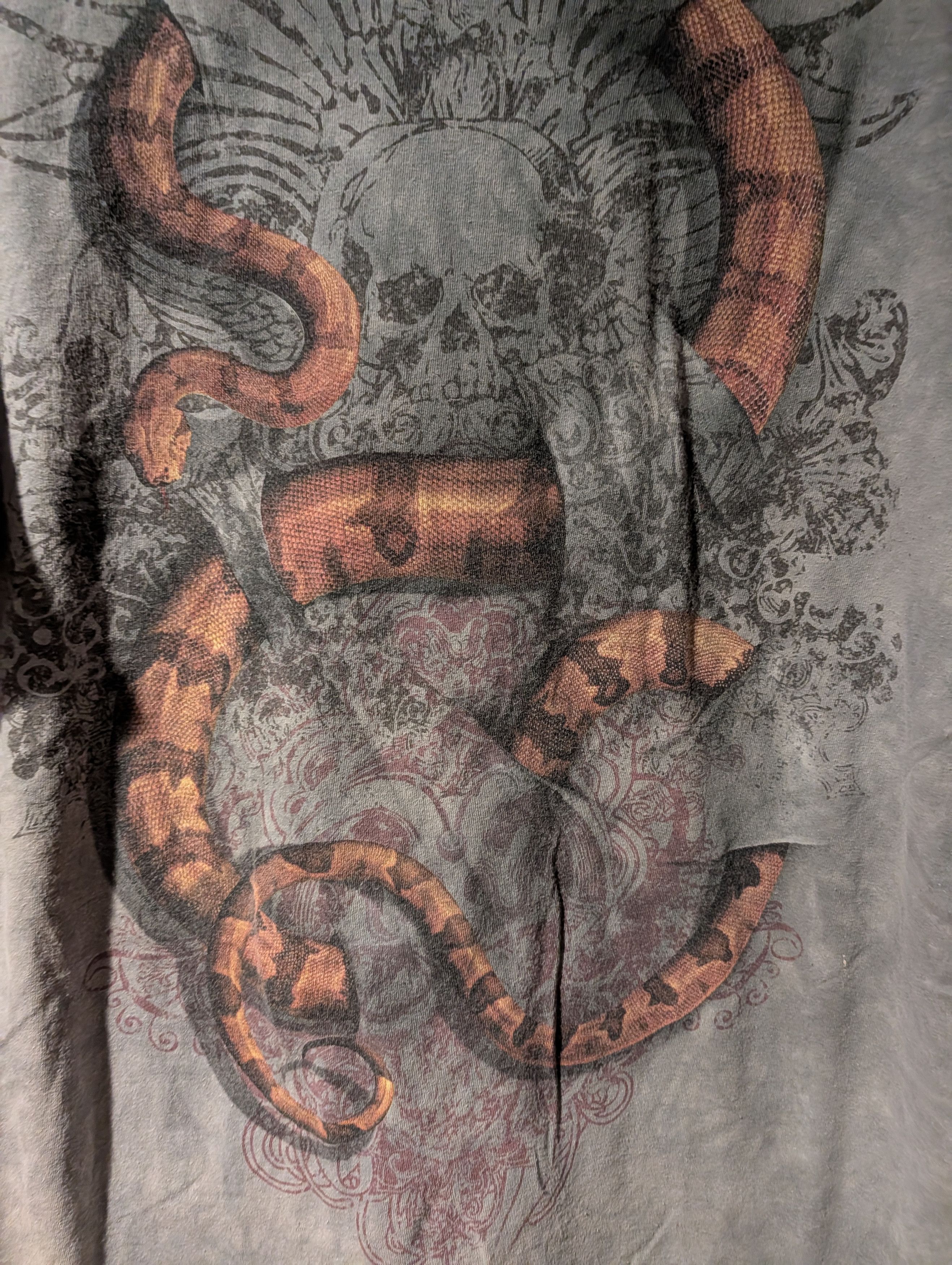The Mountain The Mountain Boa Constrictor Snake Skull Hunting T-Shirt Size US XL / EU 56 / 4 - 2 Thumbnail