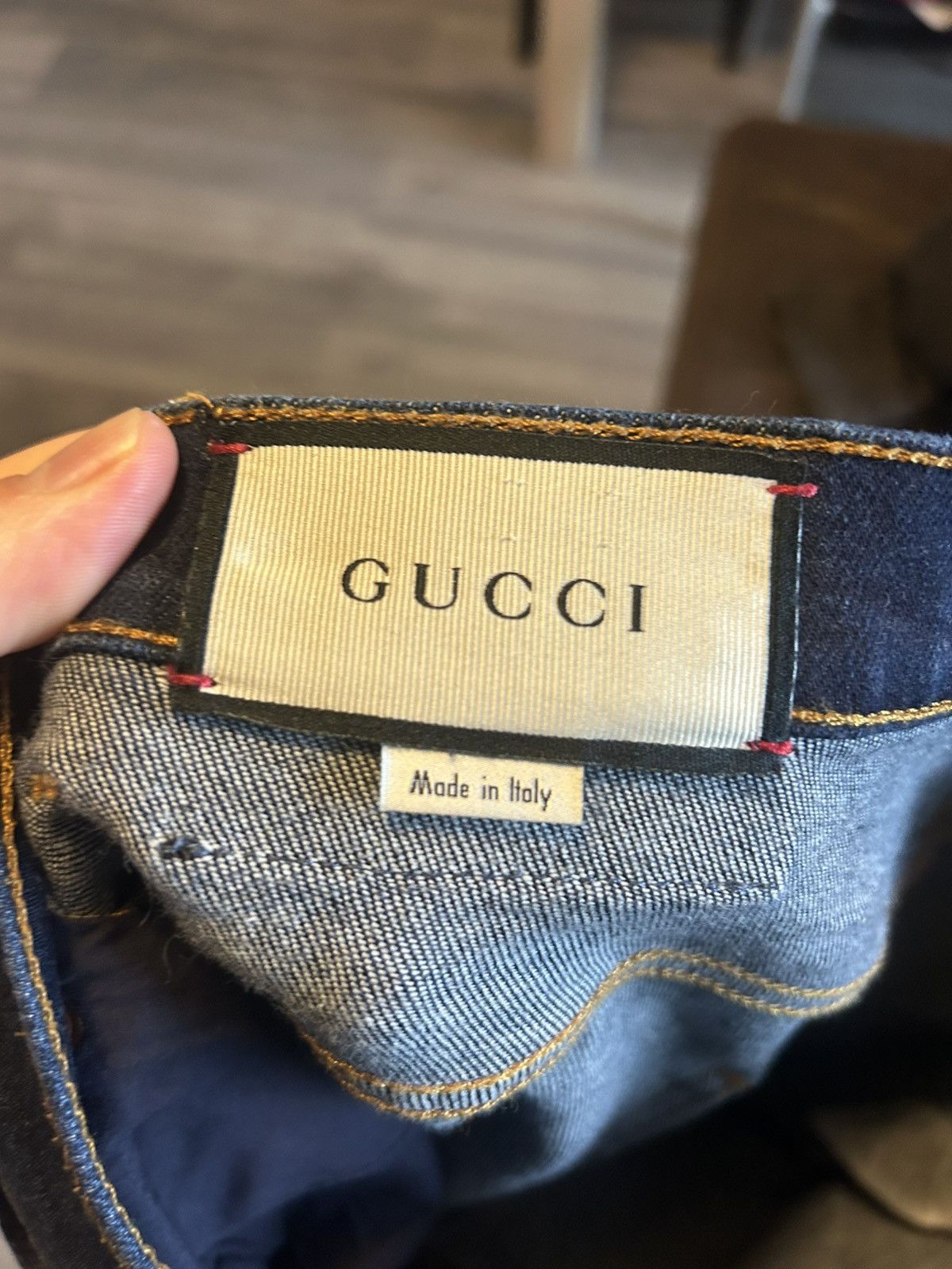 Gucci Gucci Slim Fit Blue Denim Jeans Size US 30 / EU 46 - 10 Thumbnail