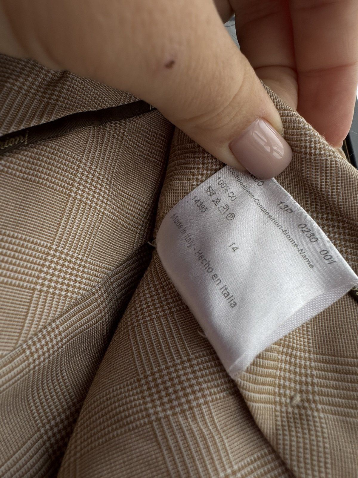 Brioni Vintage Brioni Beige Straight Mens Pants Sz L Size US 36 / EU 52 - 8 Thumbnail