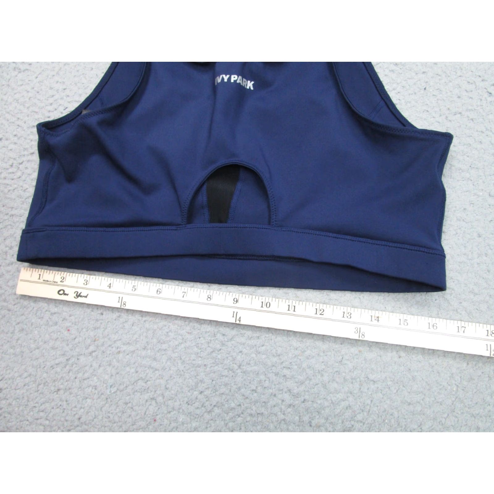 Ivy Park IVY PARK Sports Bra Womens XL Blue Yoga Running Support Stretch Gym Work out Size ONE SIZE - 7 Thumbnail