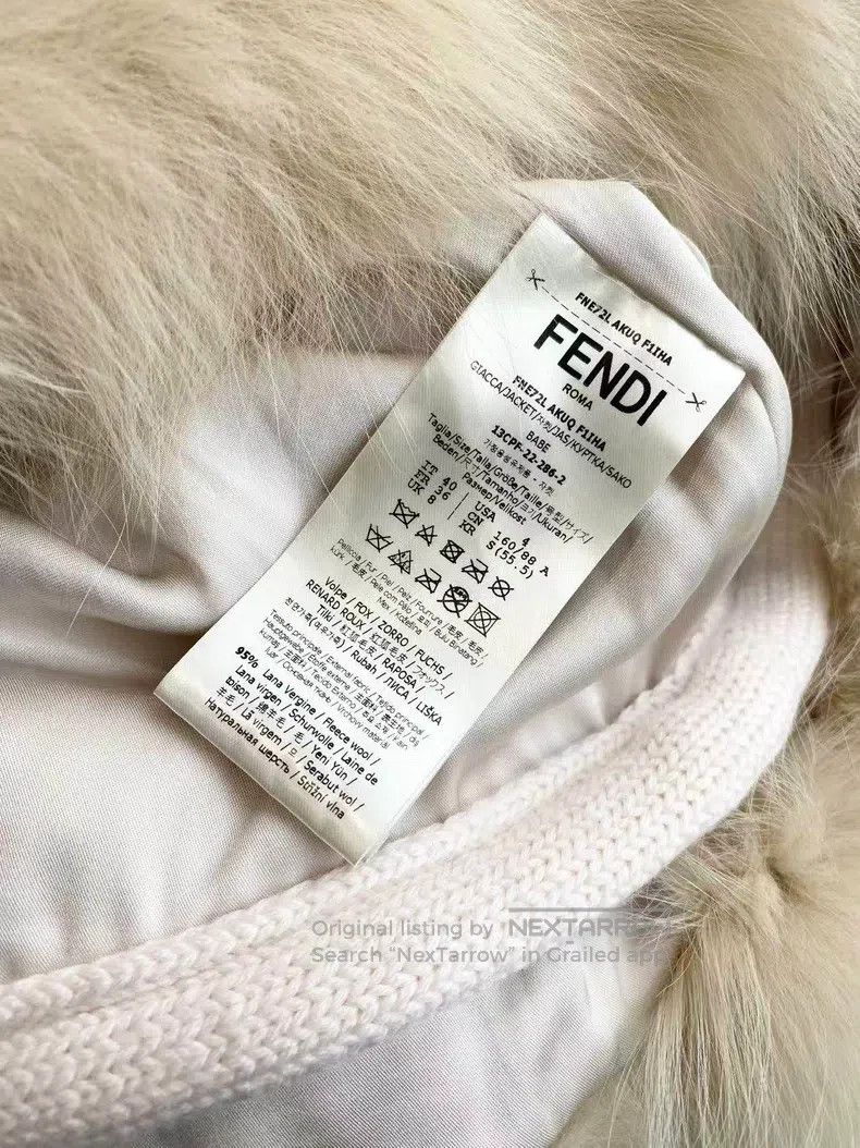 Fendi Red Fox Fur Two-Piece Set