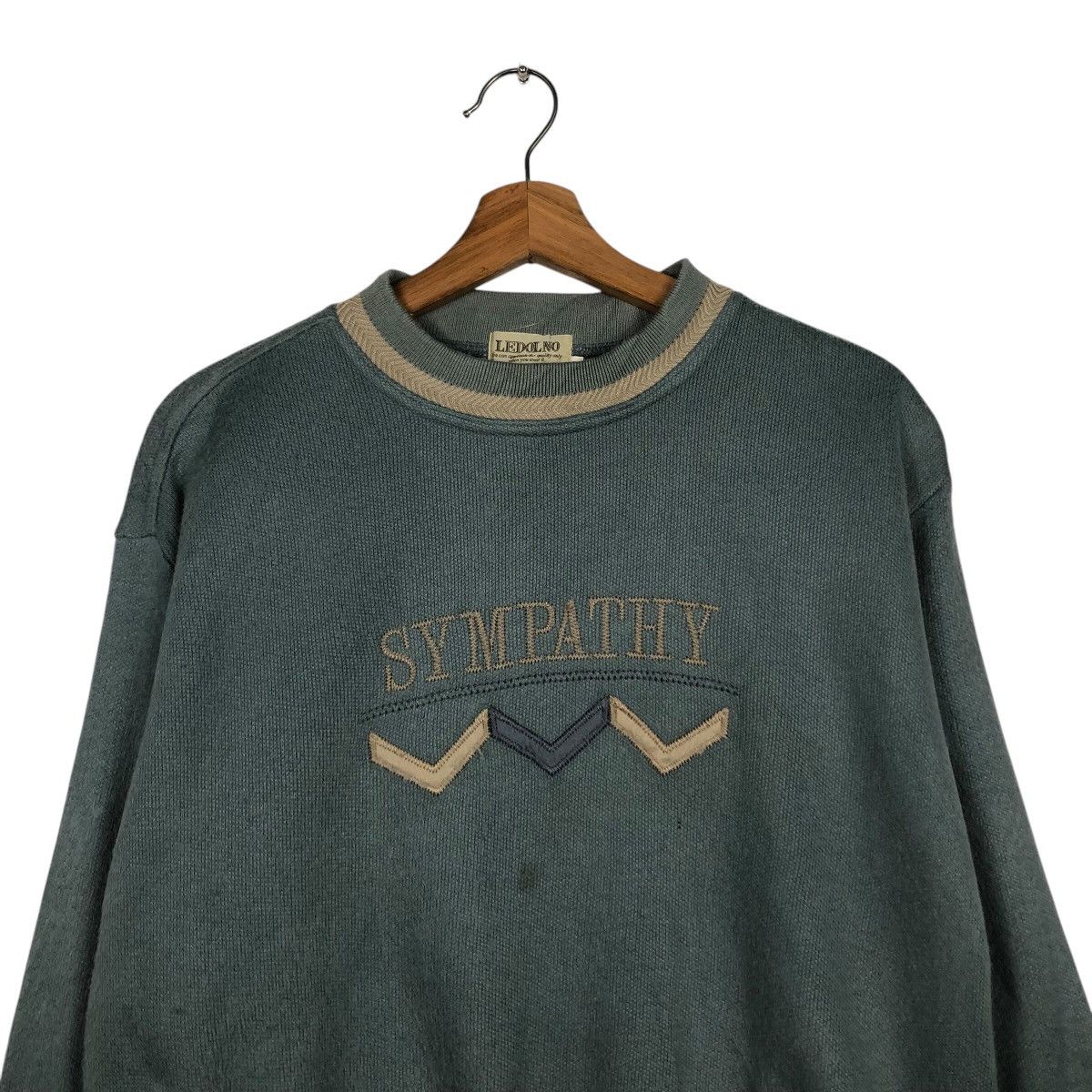 Japanese Brand × Vintage Vintage Sweatshirt Ledolno Big Logo Embroidery Size US S / EU 44-46 / 1 - 4 Thumbnail