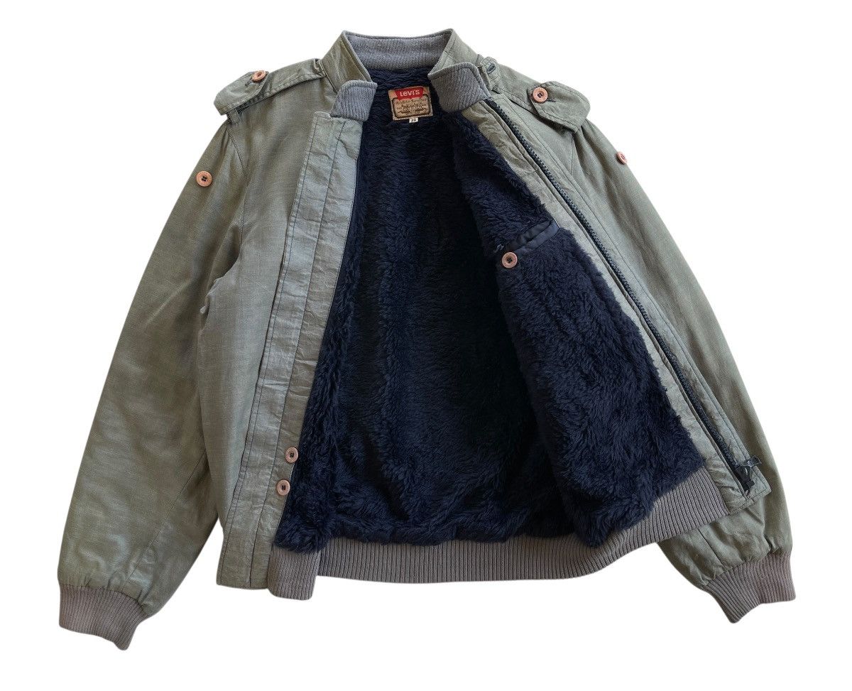 Levi's Vintage Clothing 70s Levis LVC Sherling Bomber Jacket Size US M / EU 48-50 / 2 - 3 Thumbnail