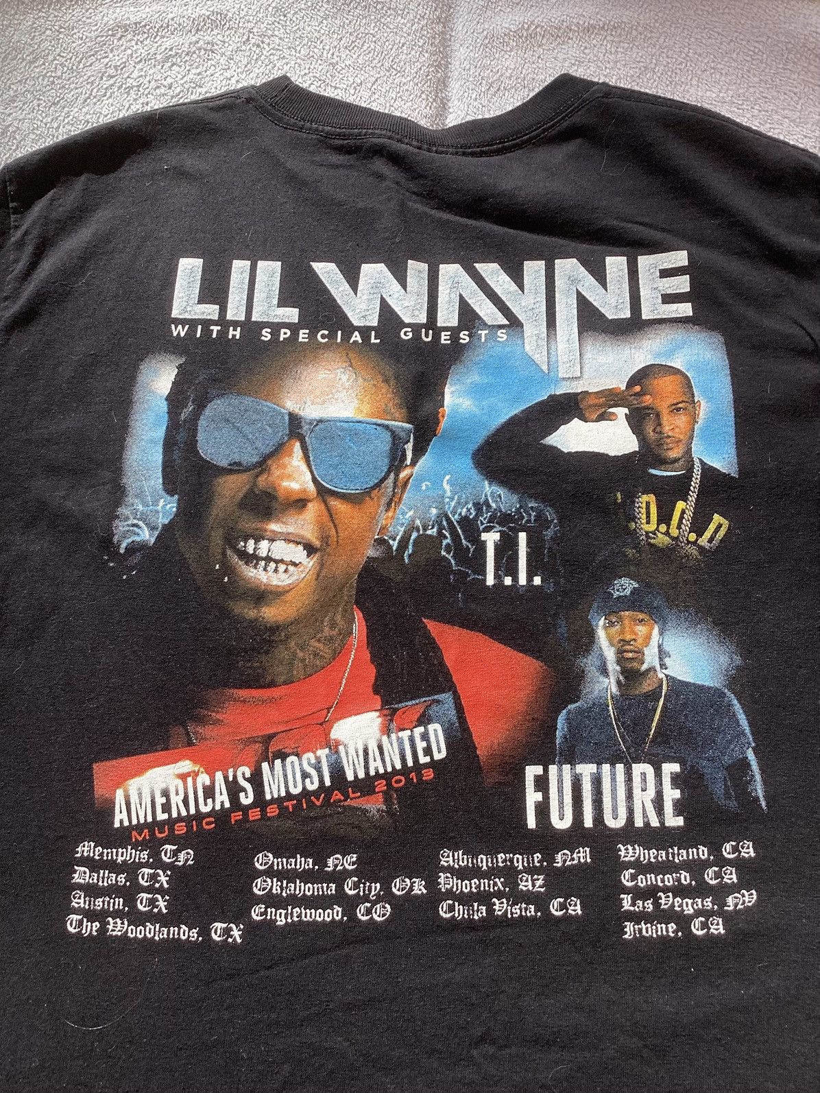 Lil Wayne Lil Wayne, future TI America’s most wanted festival 2013 T Size US M / EU 48-50 / 2 - 3 Thumbnail