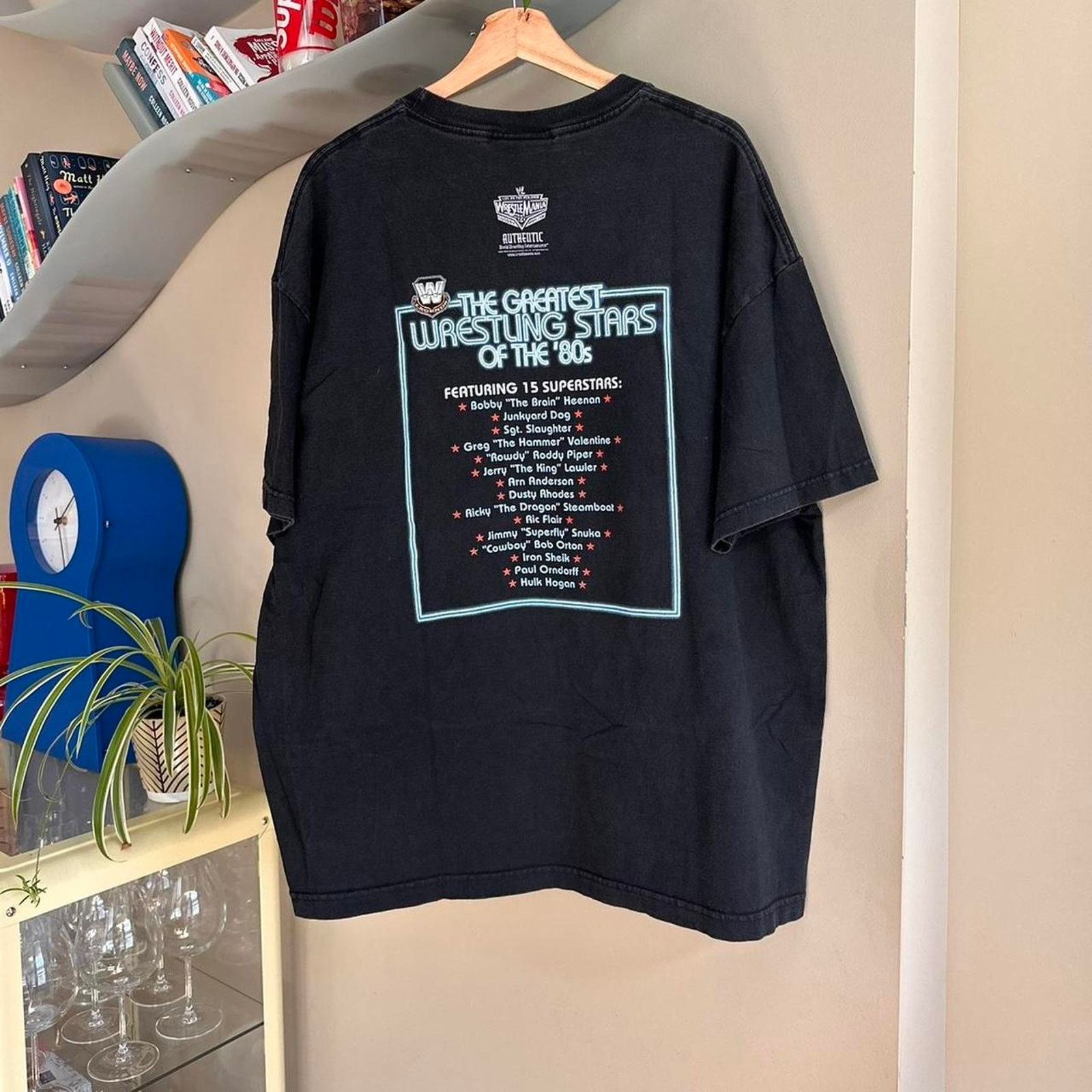 WCW/nWo × WWE Vintage WrestleMania Rick Flair Hulk Hogan Shirt Size US XXL / EU 58 / 5 - 6 Thumbnail