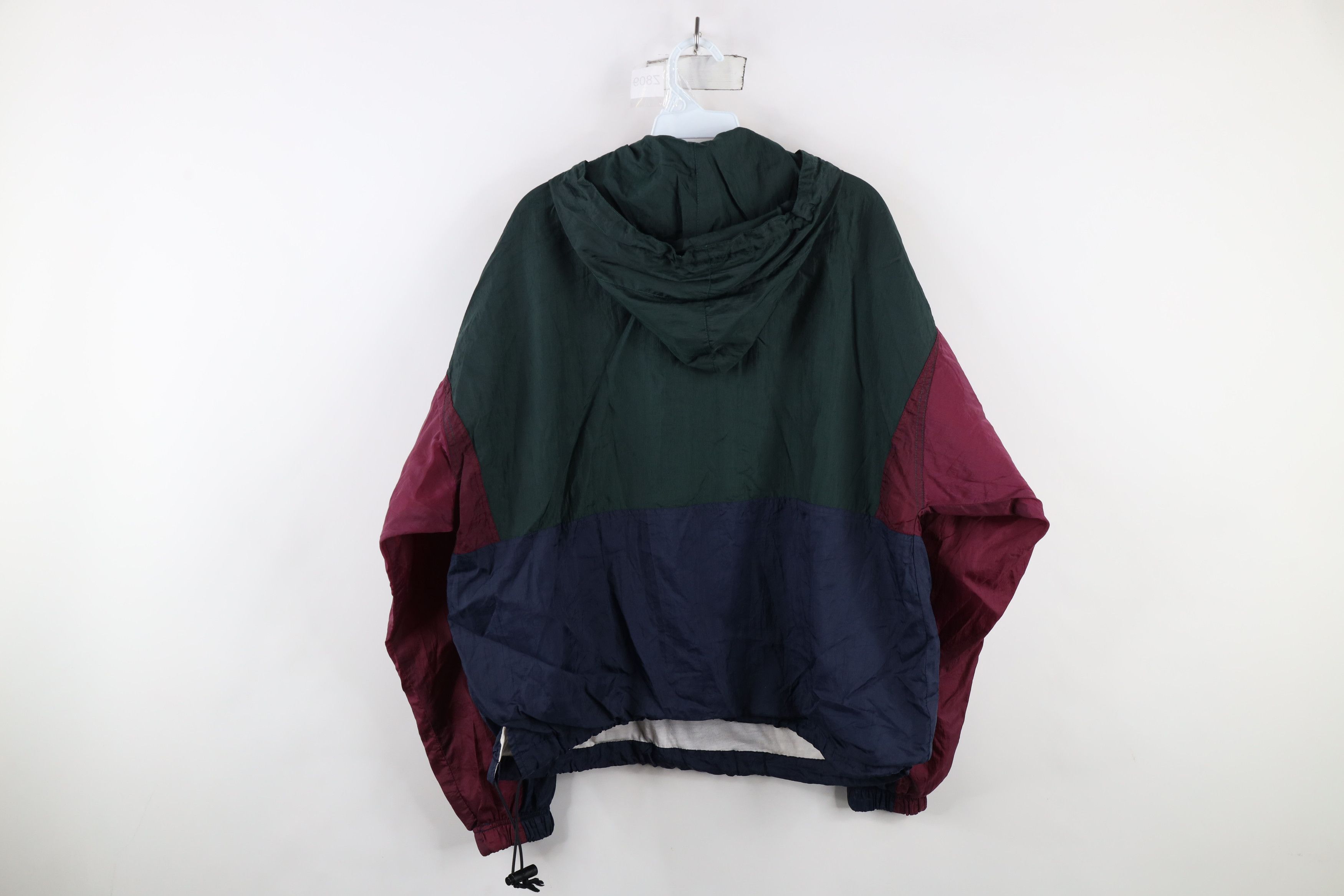 Vintage Vintage 90s Streetwear Half Zip Hooded Windbreaker Jacket Size US L / EU 52-54 / 3 - 12 Thumbnail