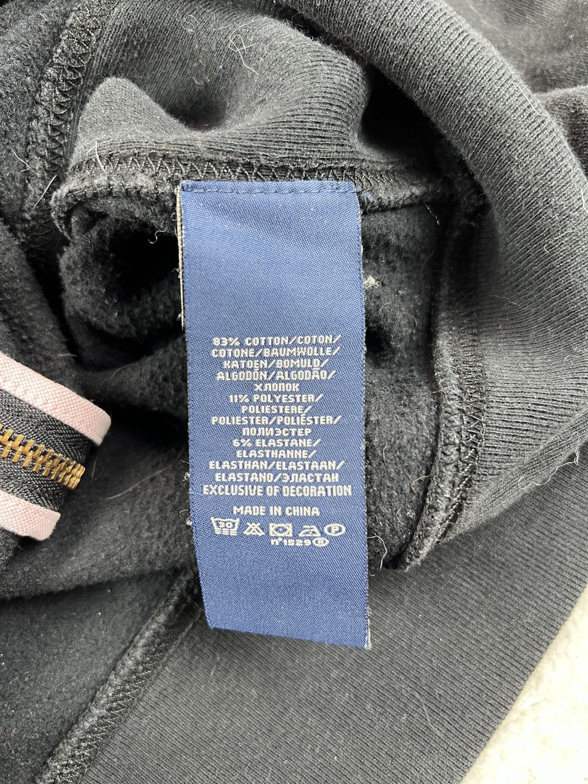 Other Vintage Polo Ralph Lauren Faded Full Zip Y2K Hoodie Size S / US 4 / IT 40 - 7 Thumbnail