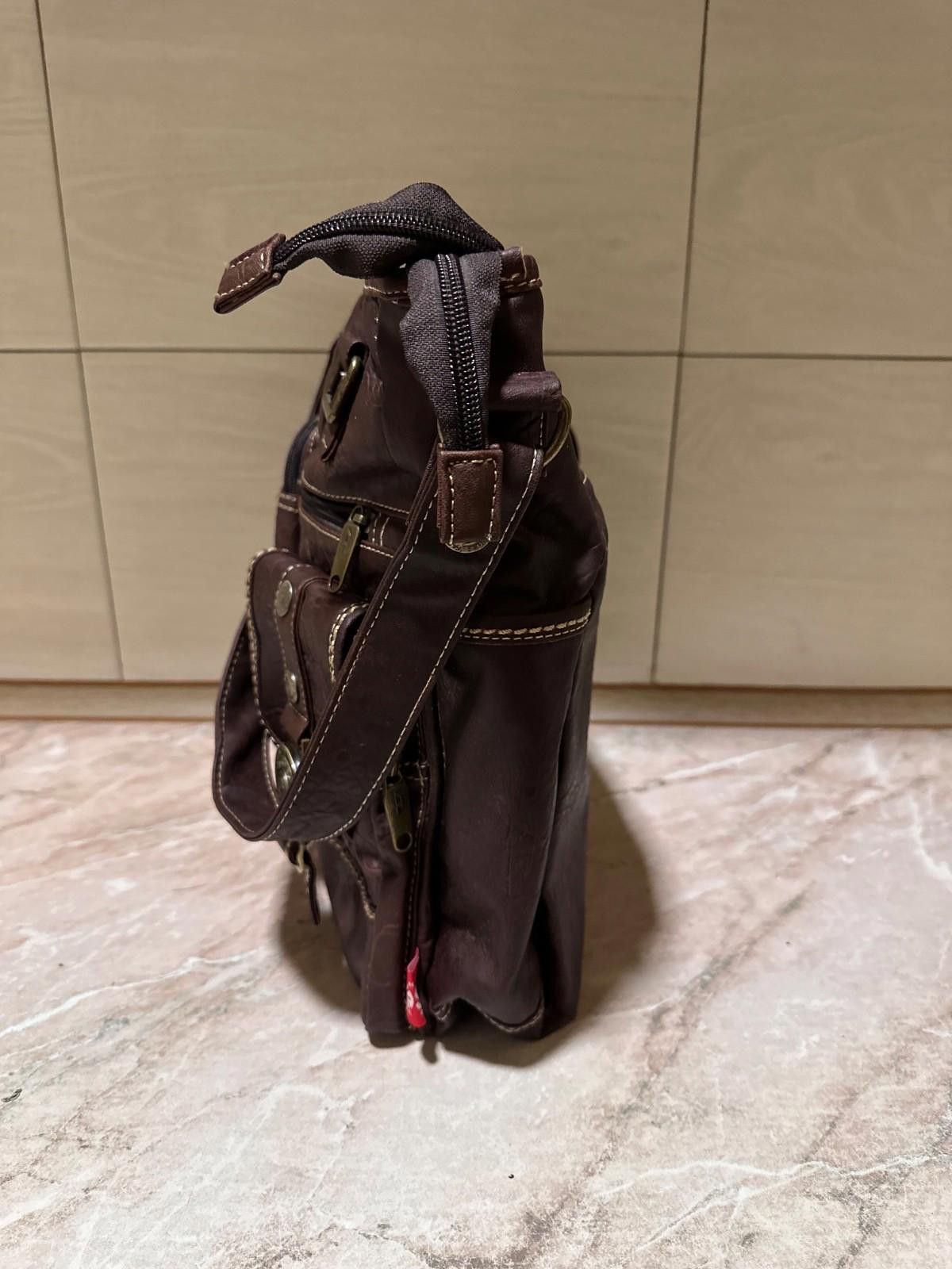 Diesel Y2K Diesel Bag Faux Leather Patchwork Techwear Utility Bag Size ONE SIZE - 7 Thumbnail