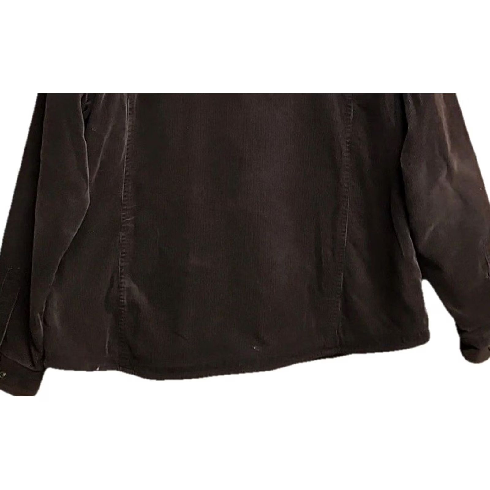 Vintage VINTAGE? No — Woolrich Women's XL Barn Jacket Brown Espresso Sherpa Lined Canvas Coat Coat? Size XL / US 12-14 / IT 48-50 - 6 Thumbnail