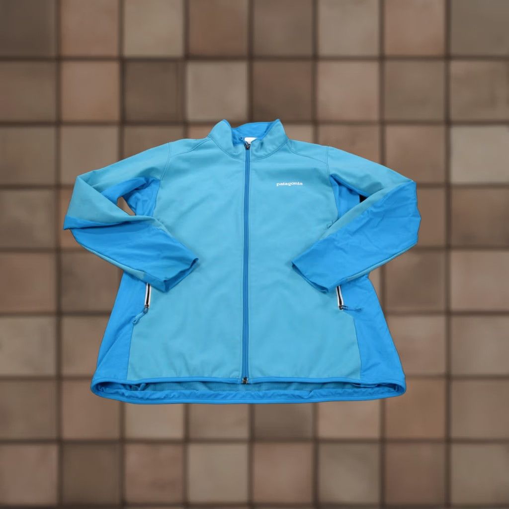 Patagonia Patagonia Jacket Womens L Blue Adze Hybrid Softshell Windbreaker Casual Outdoors 83455 Size L / US 10 / IT 46 - 1 Thumbnail