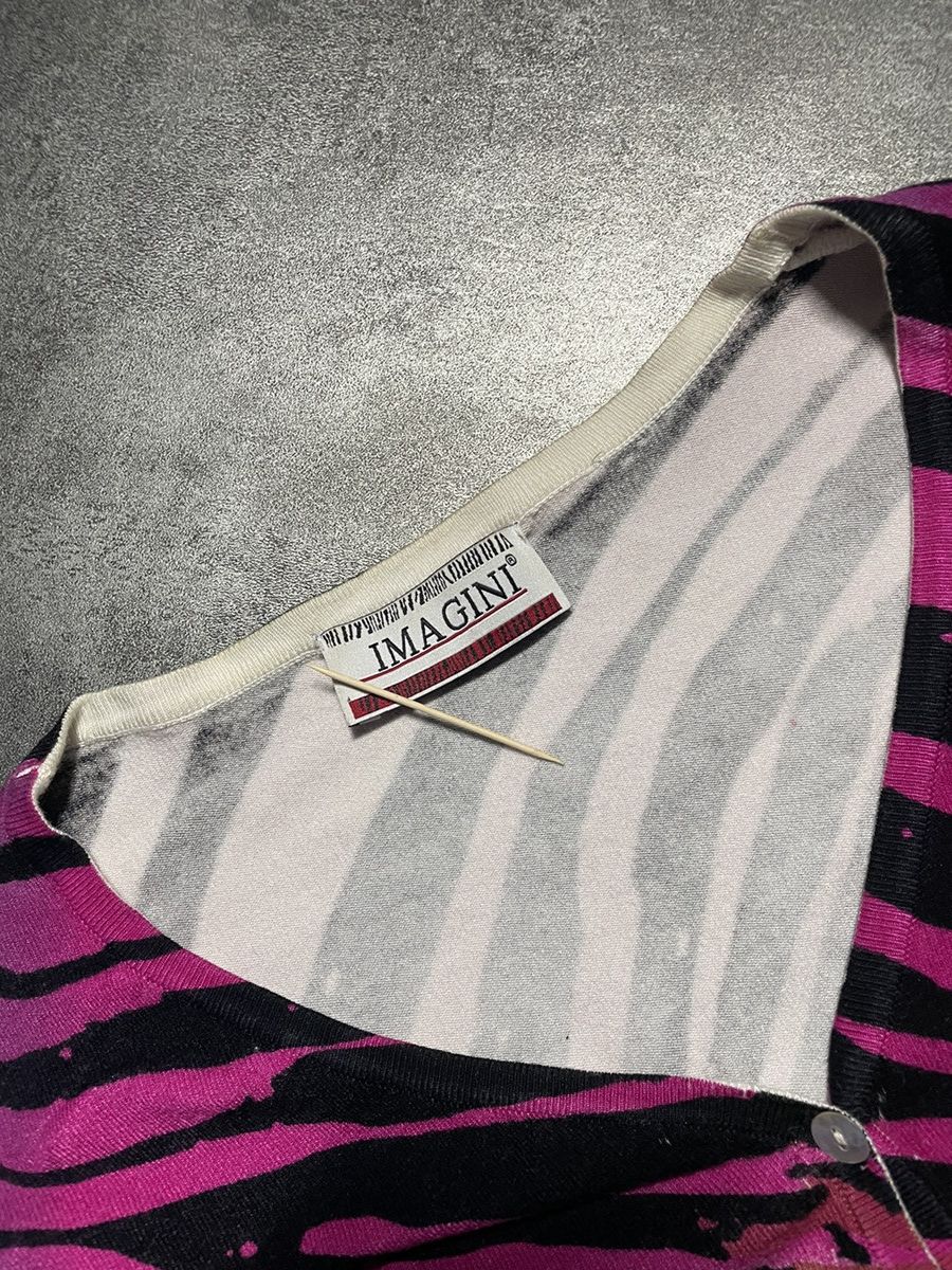 Vintage Viscose Luxury Vintage Y2K Cardigan Rare Hype Boxy Fit Size L / US 10 / IT 46 - 7 Thumbnail