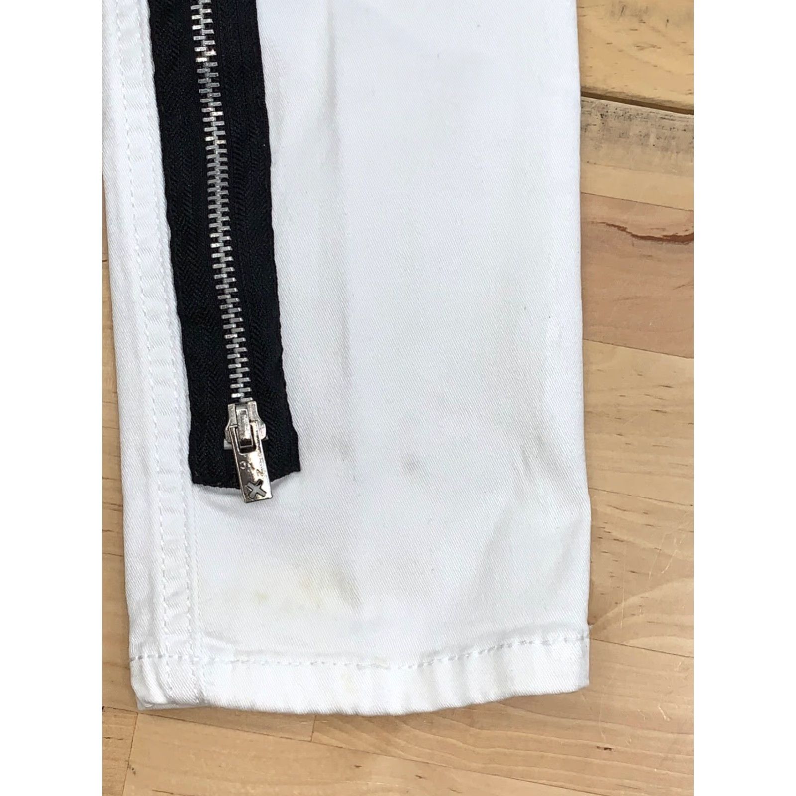 Tripp NYC TRIPP NYC Daang Goodman Pants Womens 3 White Skinny Distress Rock Punk Size 26" / US 2 / IT 38 - 5 Thumbnail