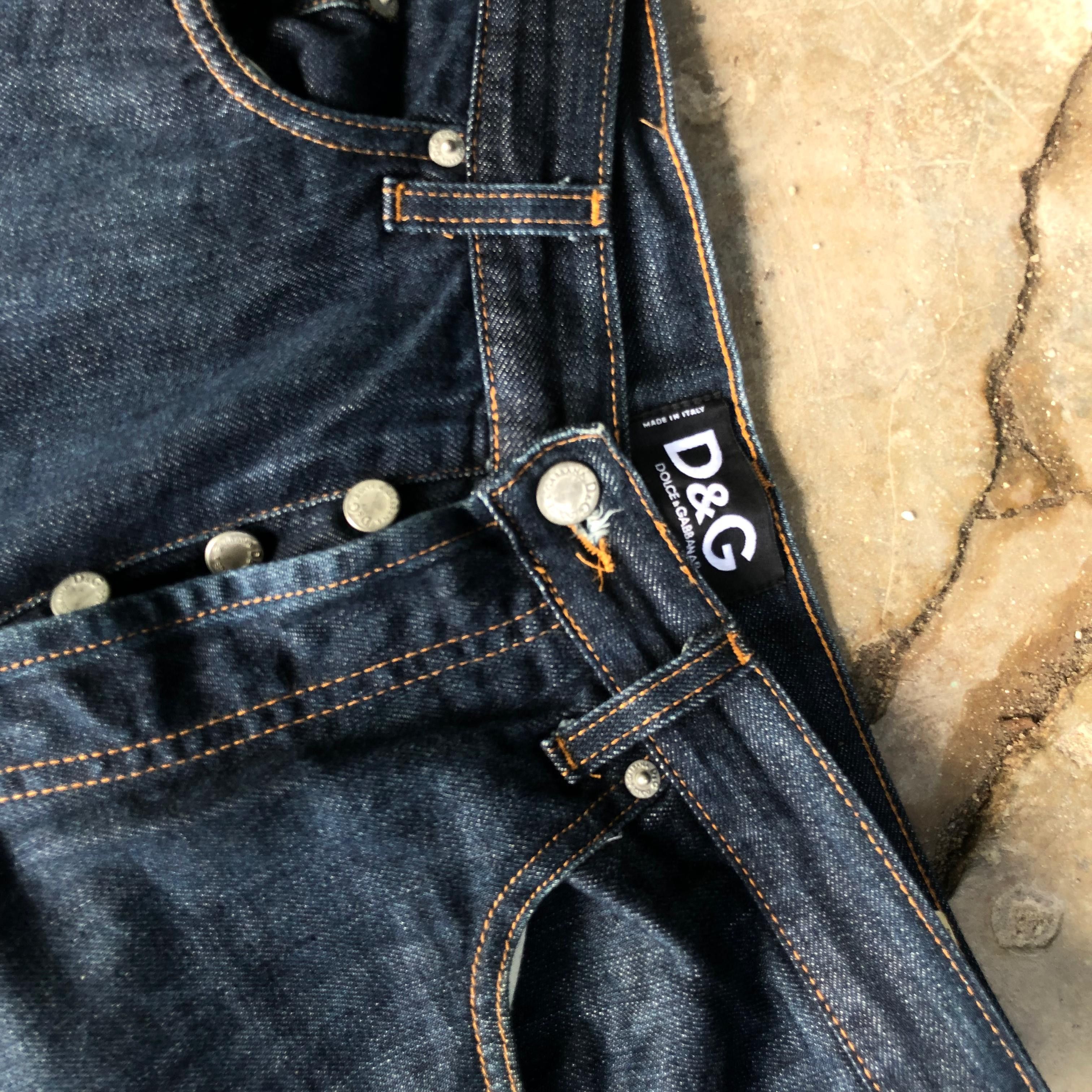 Dolce & Gabbana 00s Dolce & Gabbana Double Waist Baggy Jeans Size US 32 / EU 48 - 7 Thumbnail