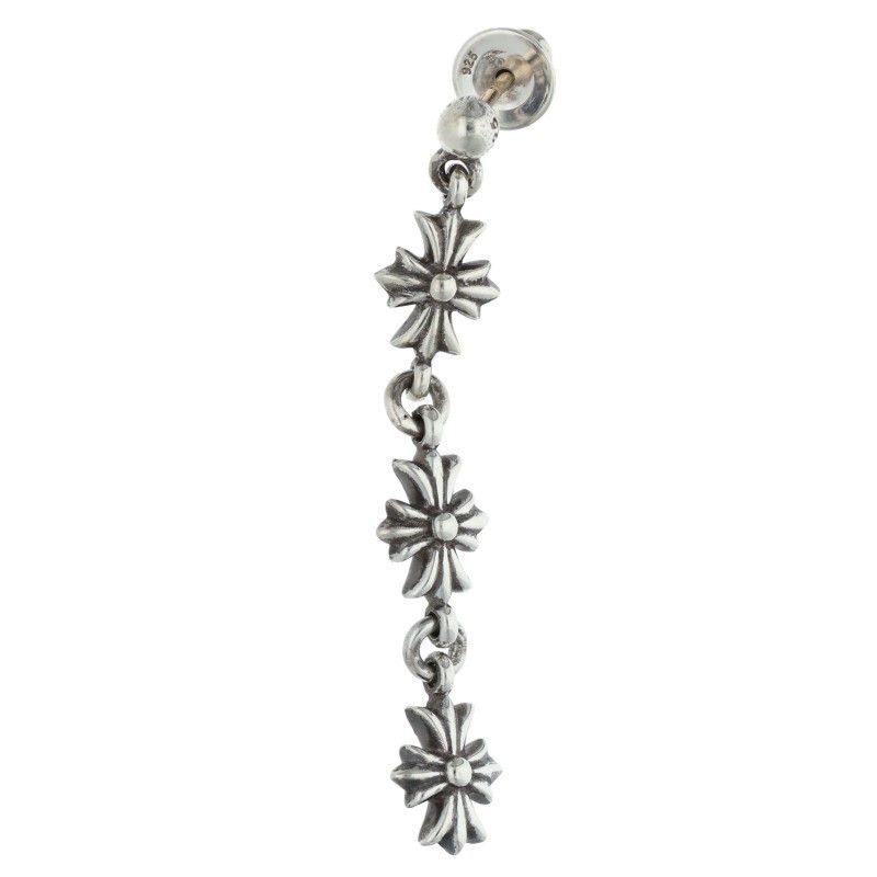 Chrome Hearts Chrome Hearts TINY E CH PLS 3 Drop Silver Size ONE SIZE Size ONE SIZE - 1 Thumbnail