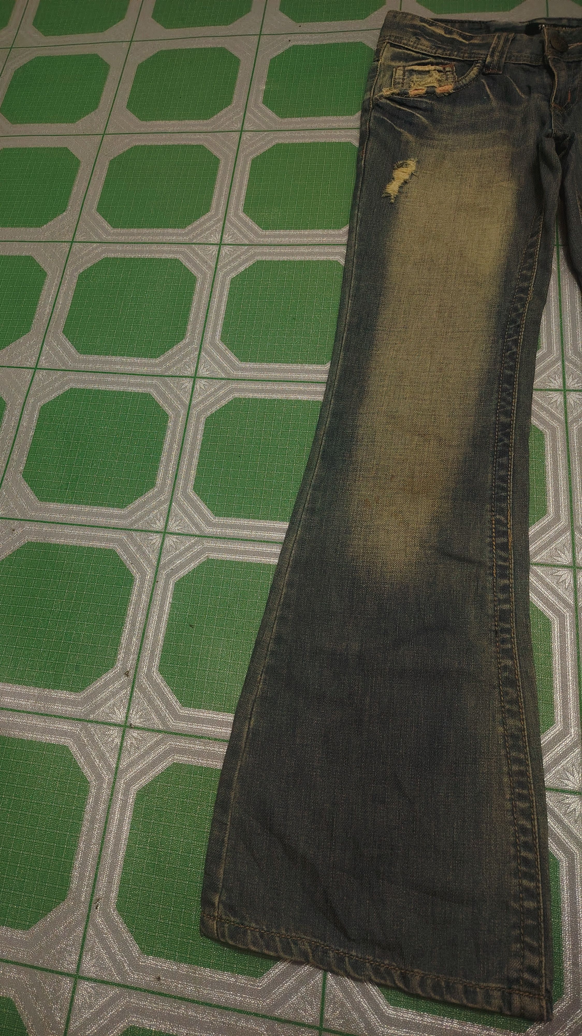 Hysteric Glamour Japanese Swell Jeans Flared Distressed Jeans Bootcut Size US 30 / EU 46 - 7 Thumbnail