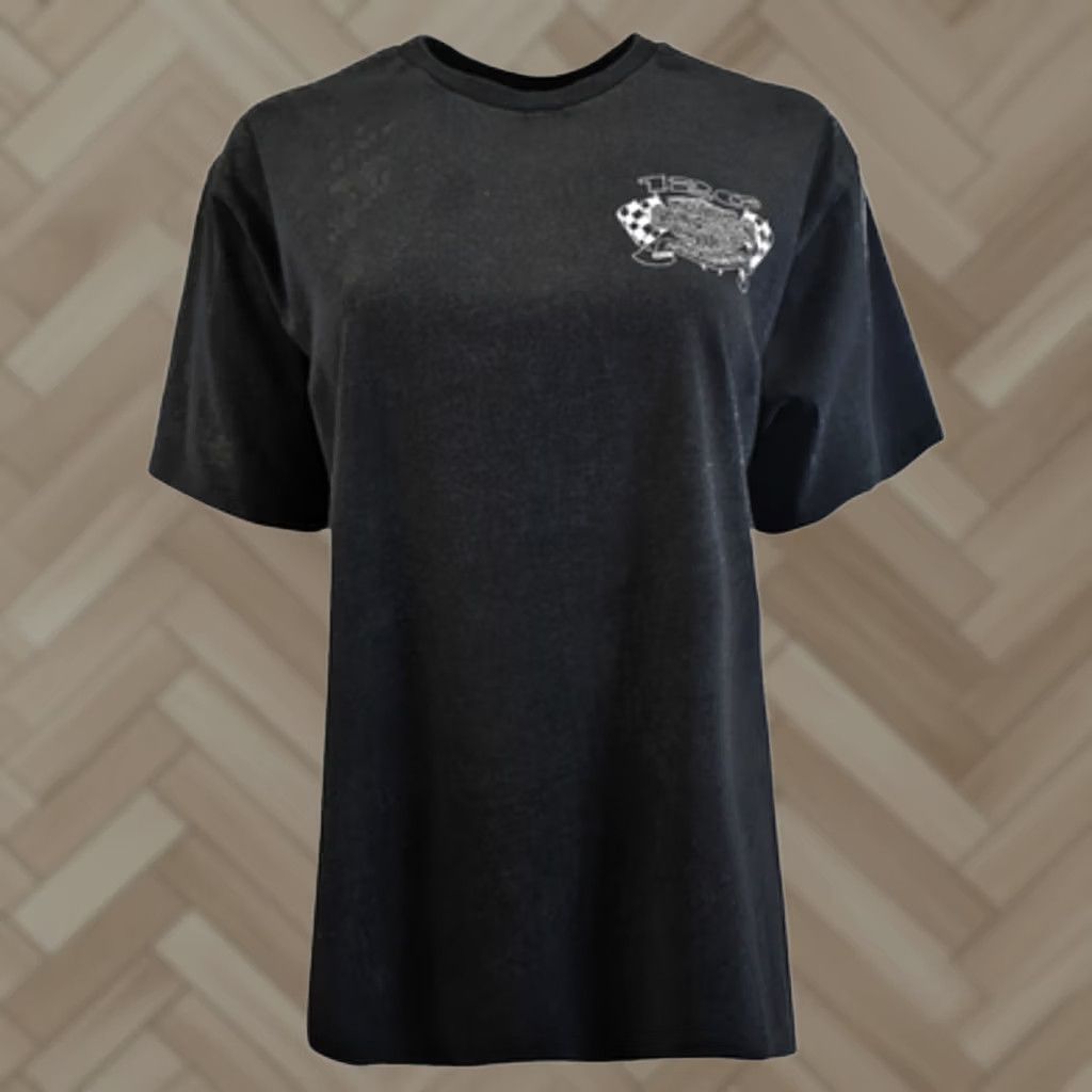 Harley Davidson Harley-Davidson Women's T-Shirt Black 120th Anniversary Racing Flag S Size S / US 4 / IT 40 - 1 Thumbnail