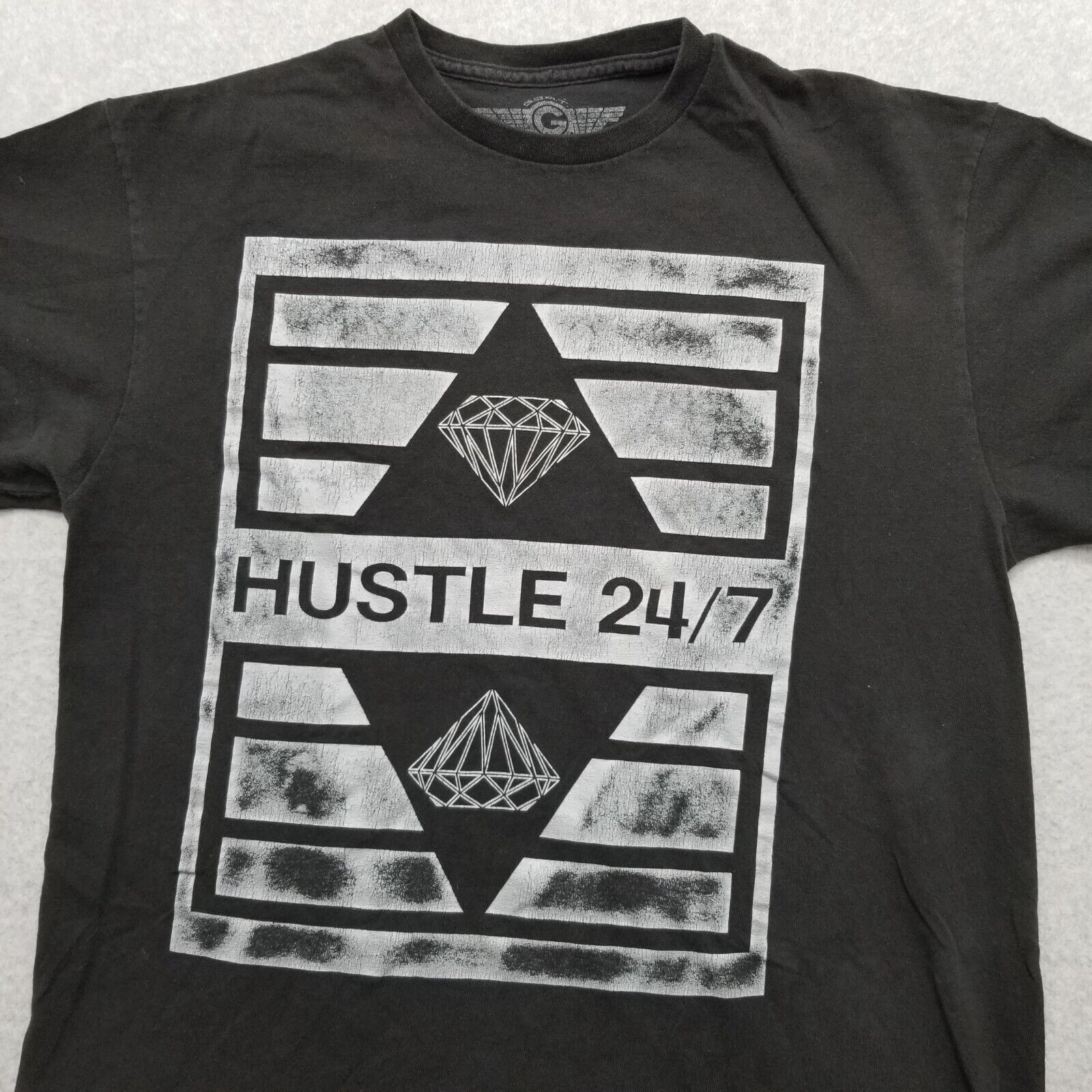 Other GORT Shirt Mens Large Black Diamond Hustle 24/7 Short Sleeve Size US L / EU 52-54 / 3 - 2 Thumbnail