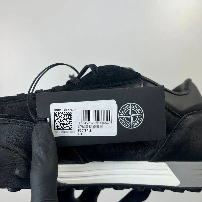 Stone Island Stone Island Sneakers Black Leather Shoes Size 46 Size US 13 / EU 46 - 9 Thumbnail