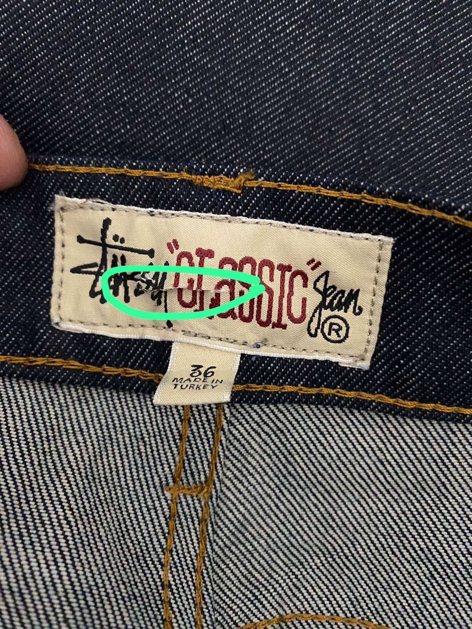 Stussy New Classic Jeans Denim Size US 36 / EU 52 - 10 Thumbnail