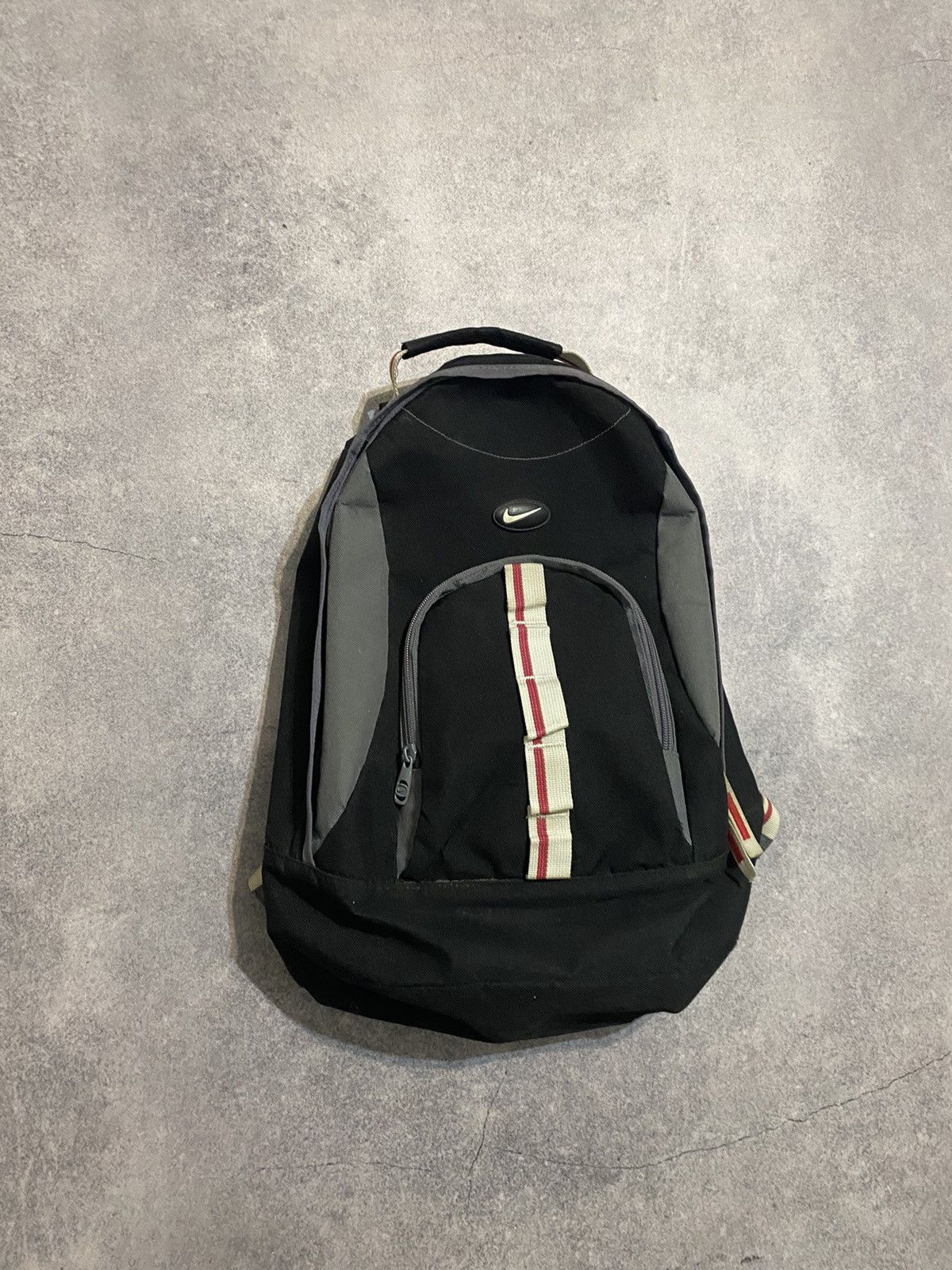 Nike × Vintage Vintage 00s Nike Drill Bagpack Swoosh Size ONE SIZE - 1 Thumbnail