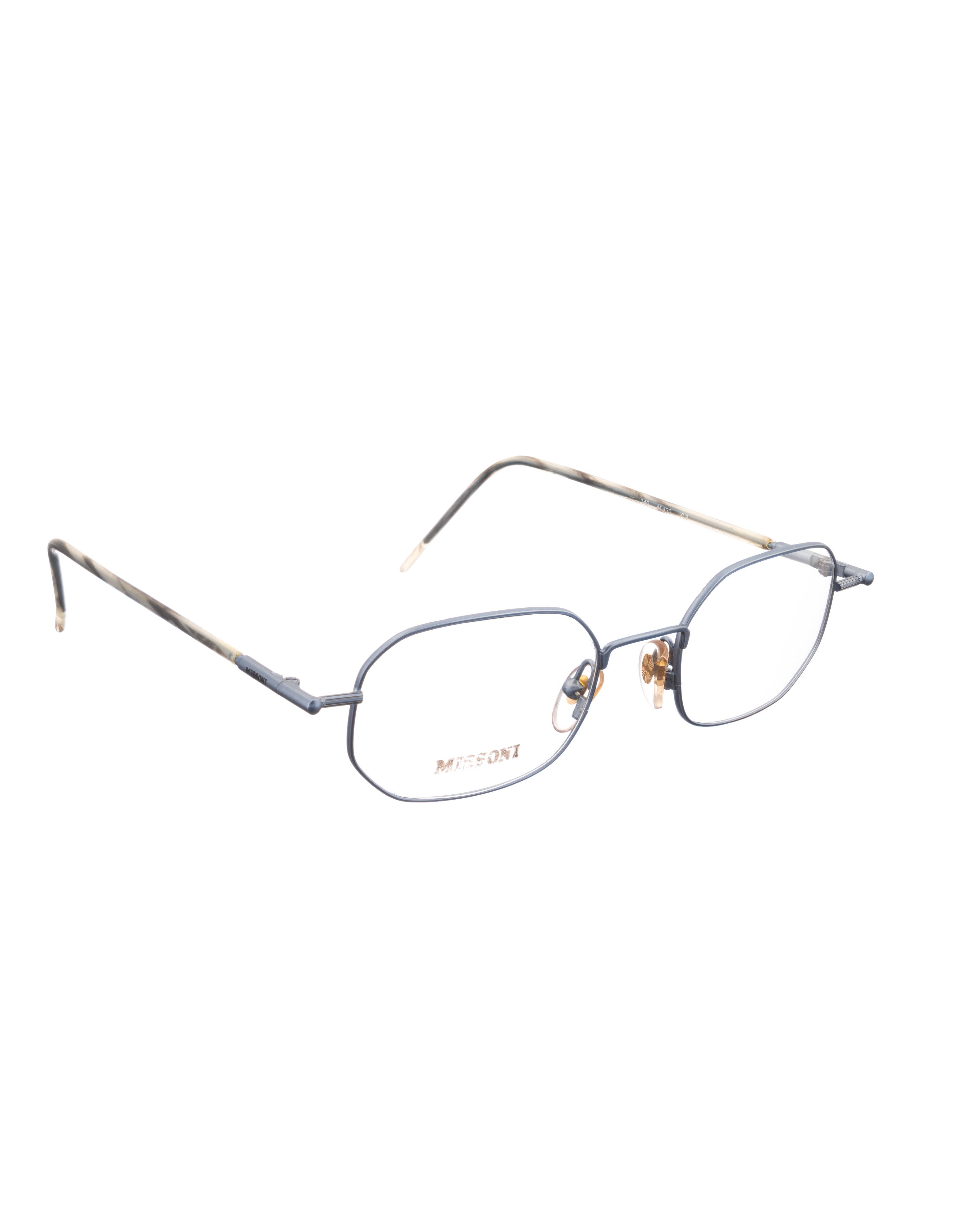 Missoni Missoni 00s Vintage Matte Silver and Blue Glasses Size ONE SIZE - 2 Thumbnail
